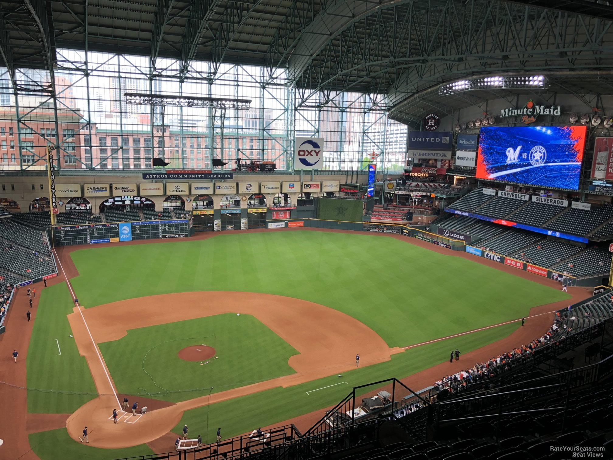 section 422, row 10 seat view  for baseball - daikin park