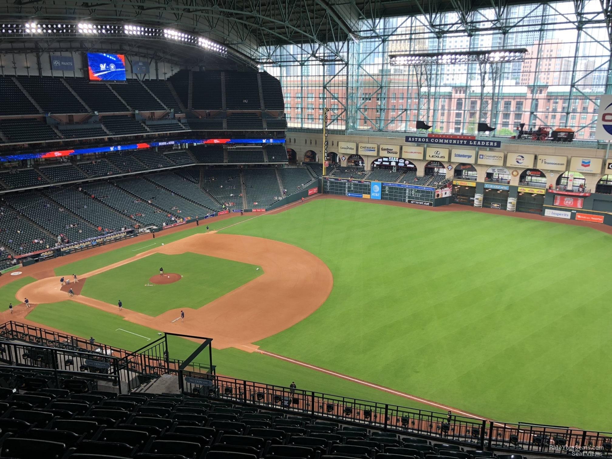 section 429, row 10 seat view  for baseball - daikin park