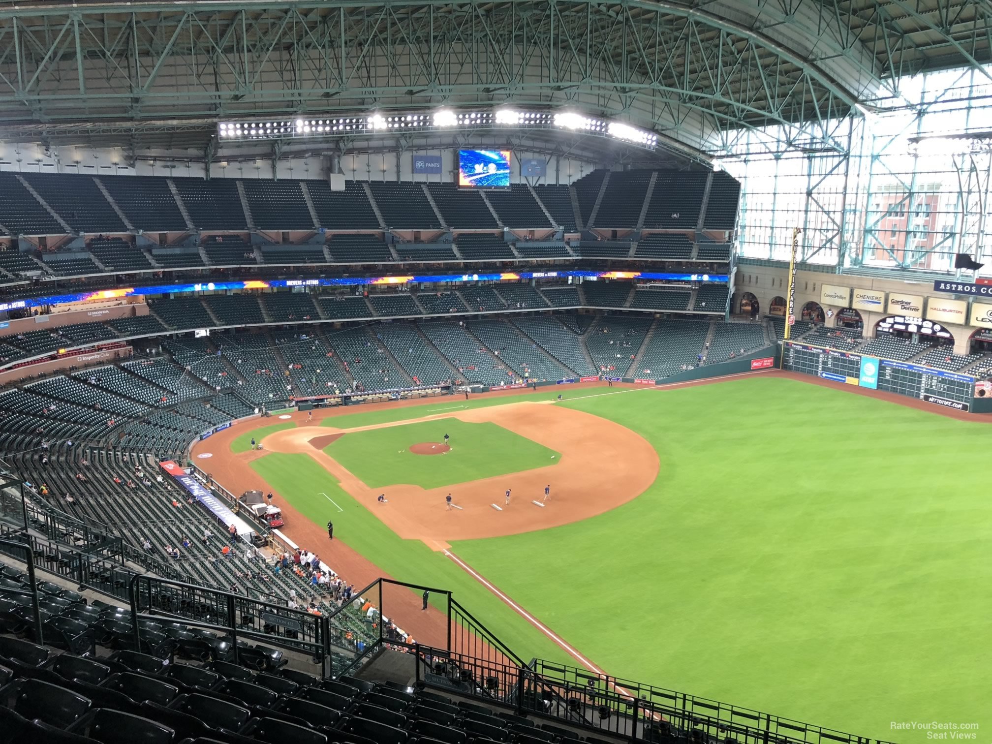 section 432, row 10 seat view  for baseball - daikin park
