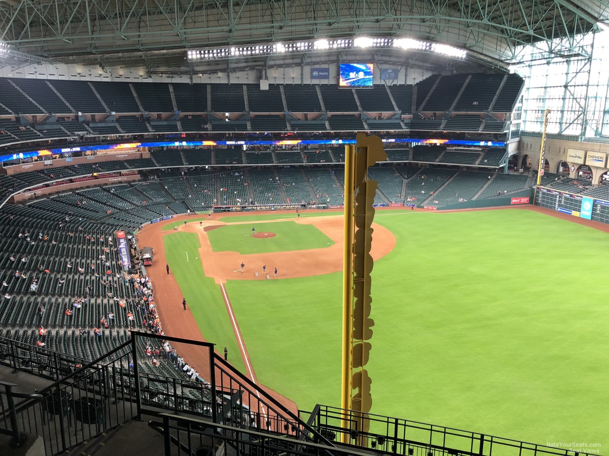 section 437, row 3 seat view  for baseball - daikin park