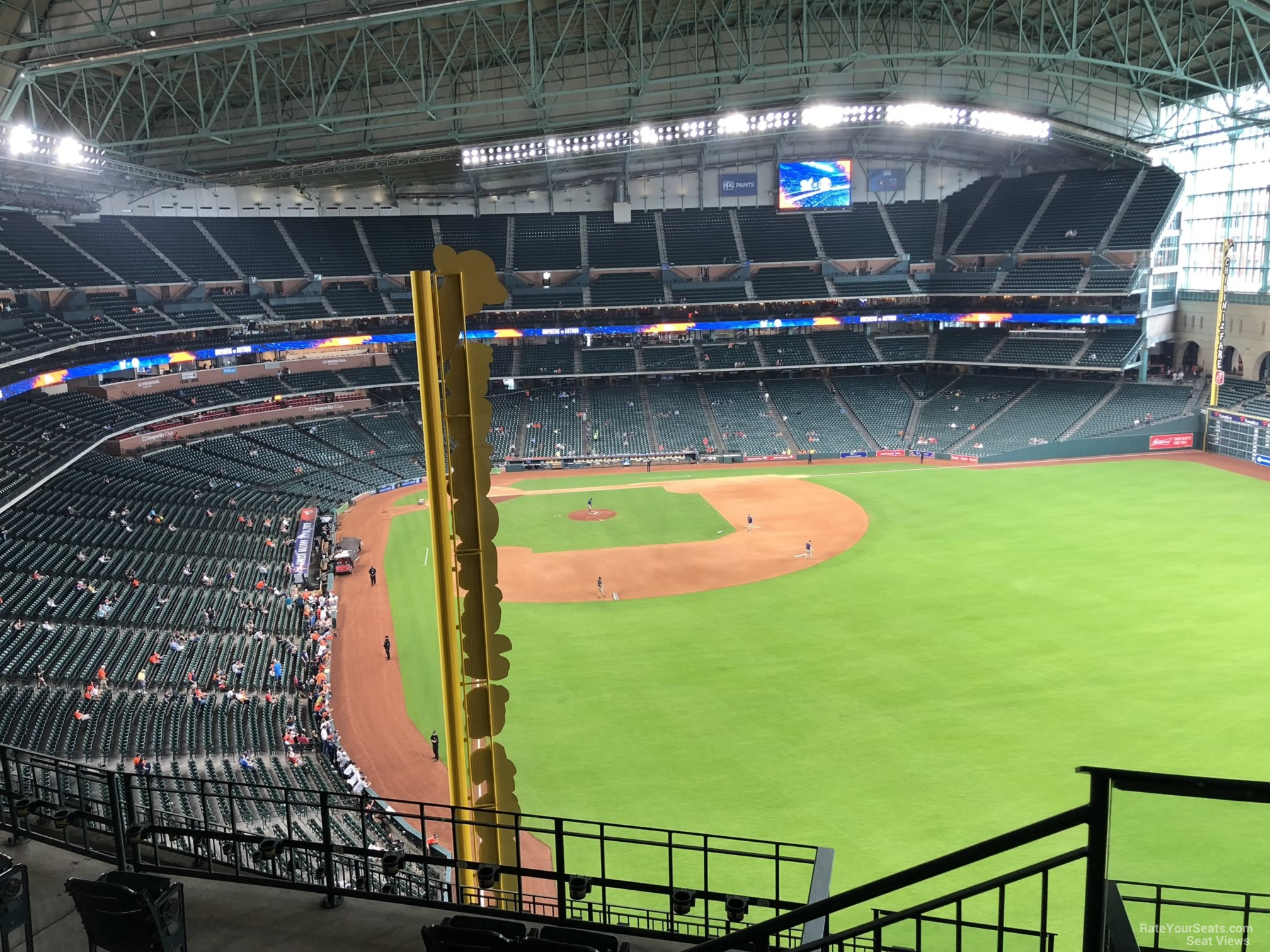 section 438, row 2 seat view  for baseball - daikin park
