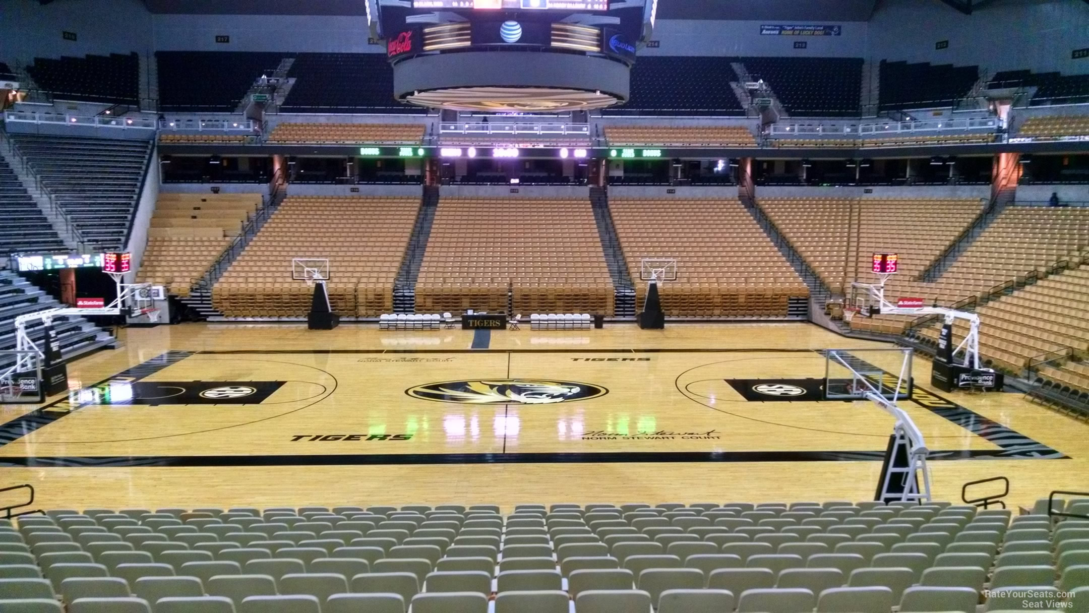 section 106, row 24 seat view  - mizzou arena