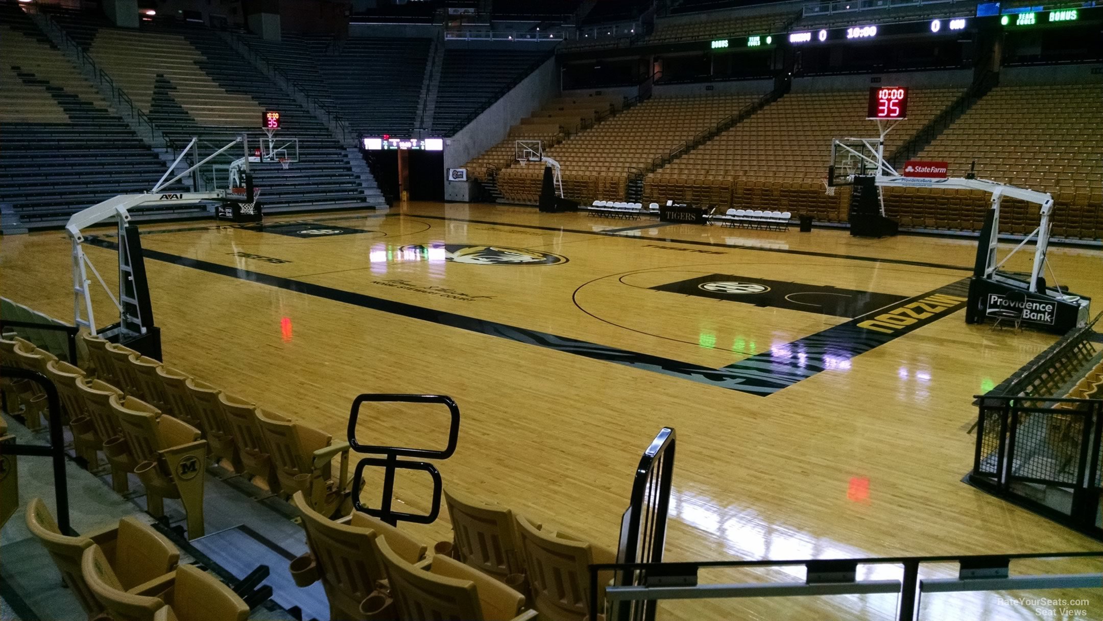 section 108, row 12 seat view  - mizzou arena