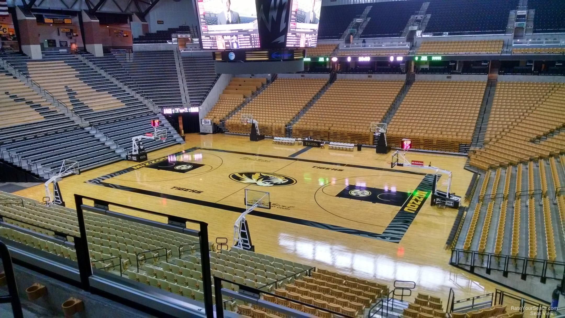 Mizzou Arena Seating Chart With Row Numbers