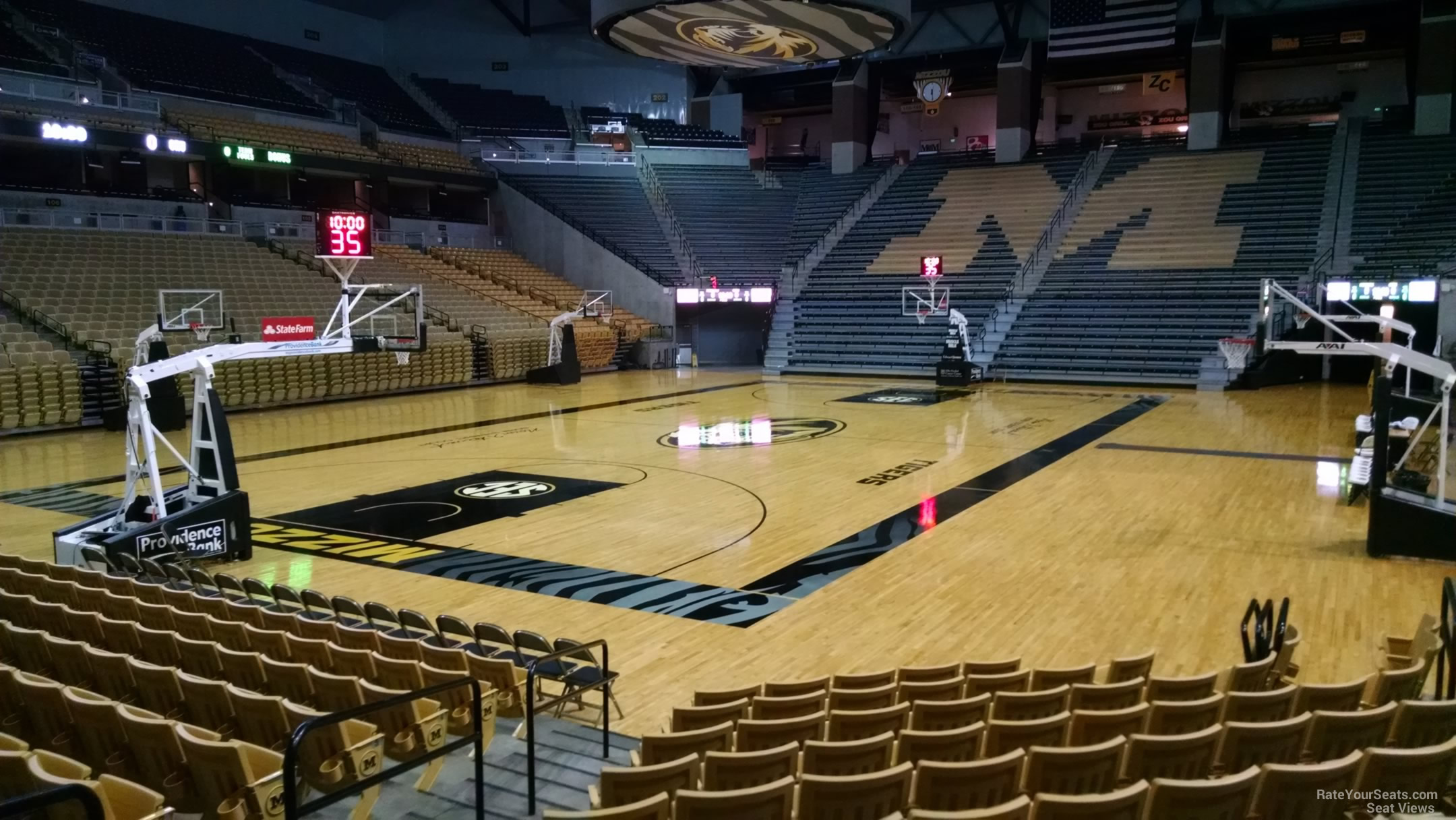 mizzou arena section 112 rateyourseats com mizzou arena seating chart with seat numbers