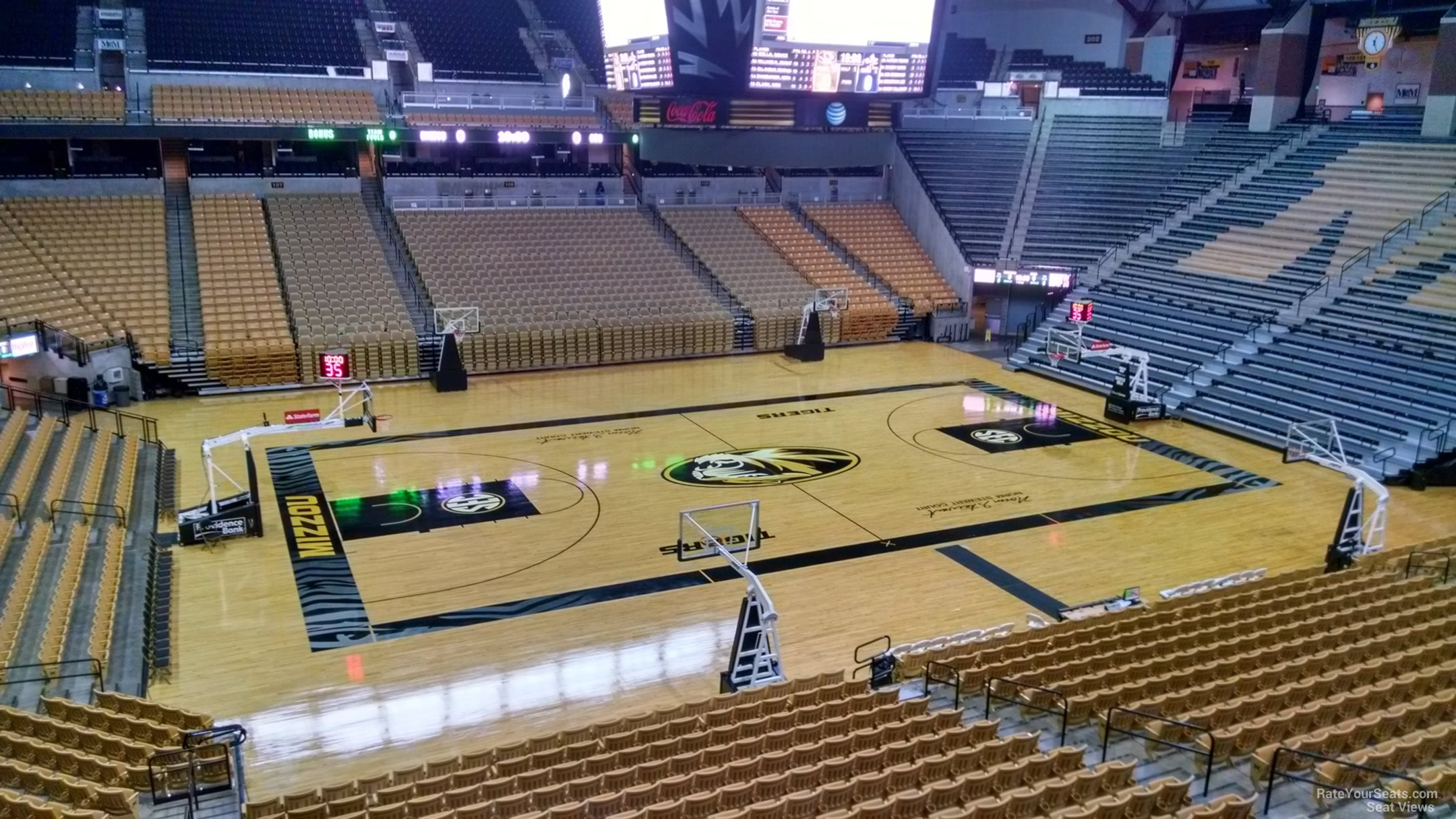 Mizzou Arena Seating Chart With Row Numbers