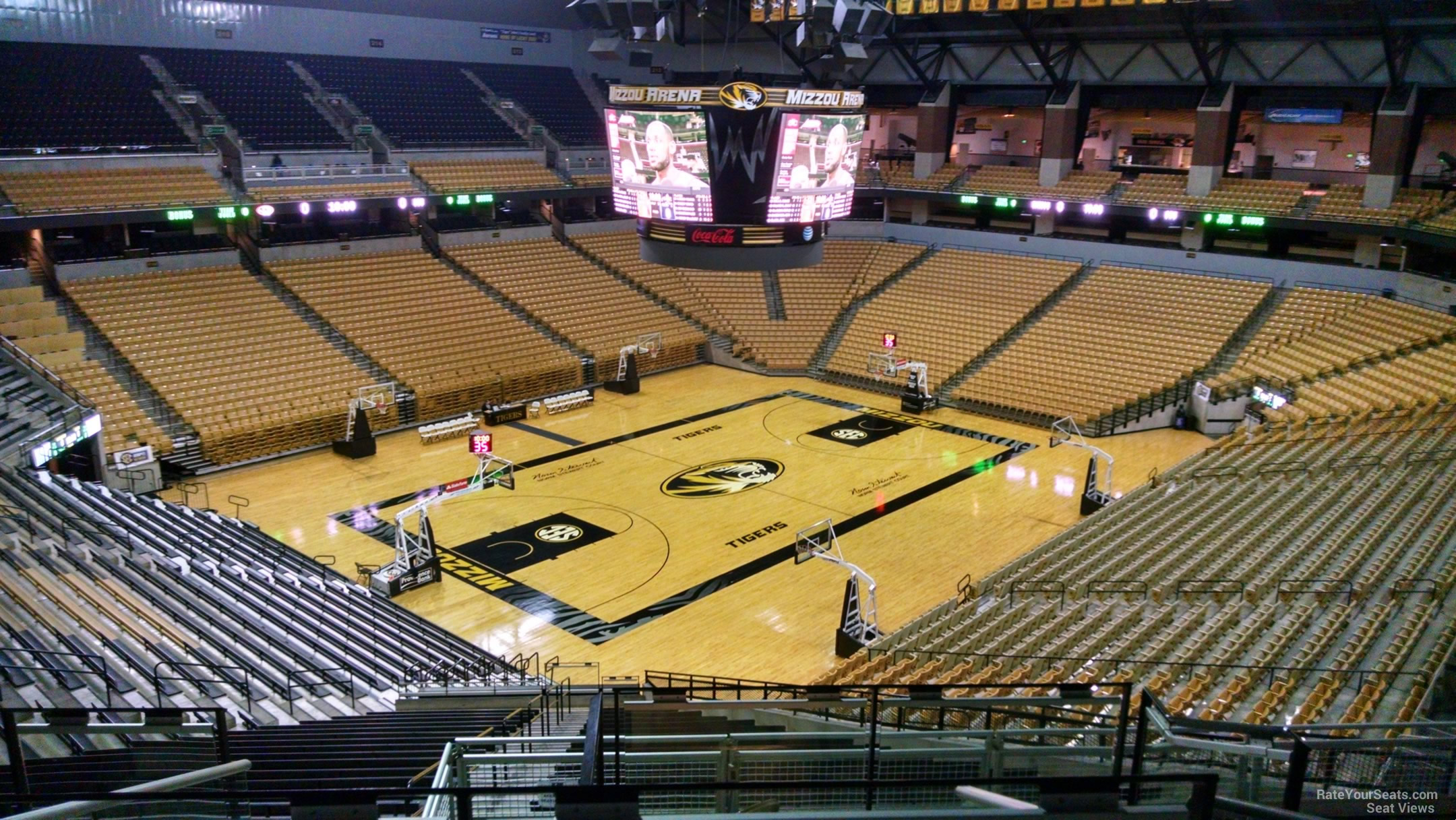 section 202, row 6 seat view  - mizzou arena