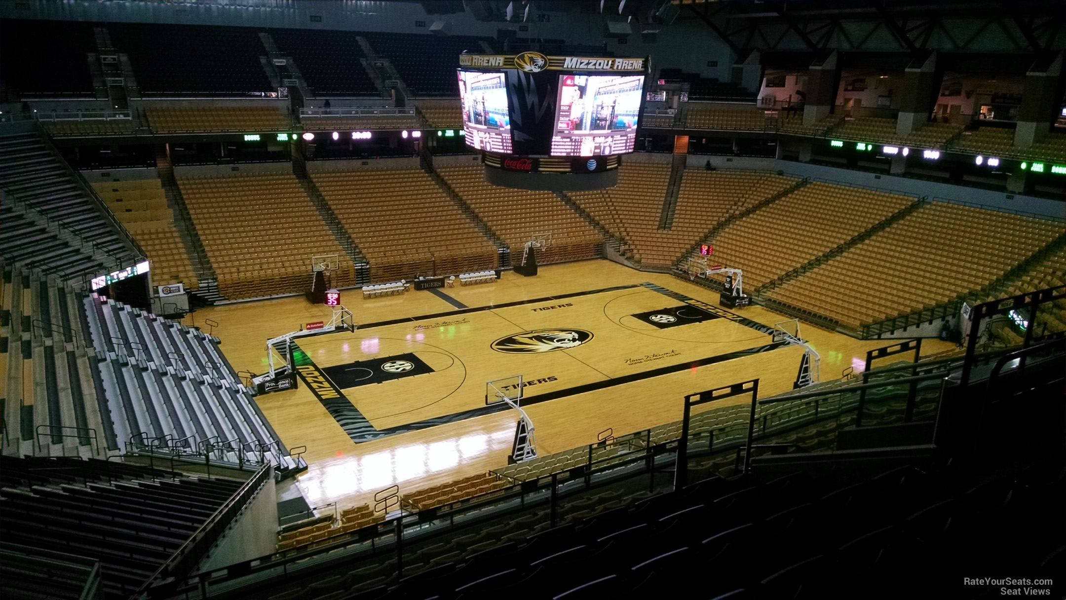 section 204, row 6 seat view  - mizzou arena