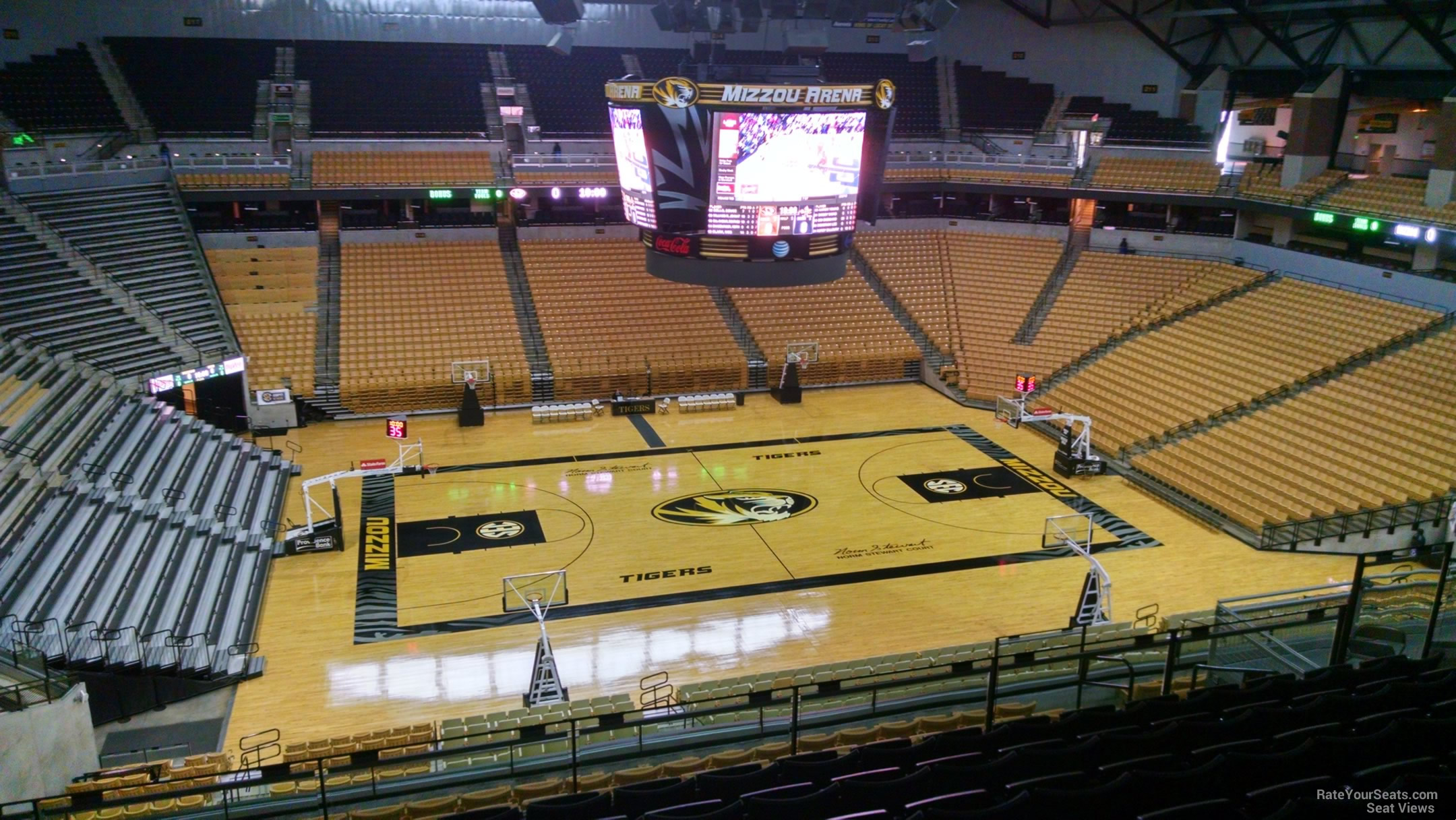 section 205, row 8 seat view  - mizzou arena