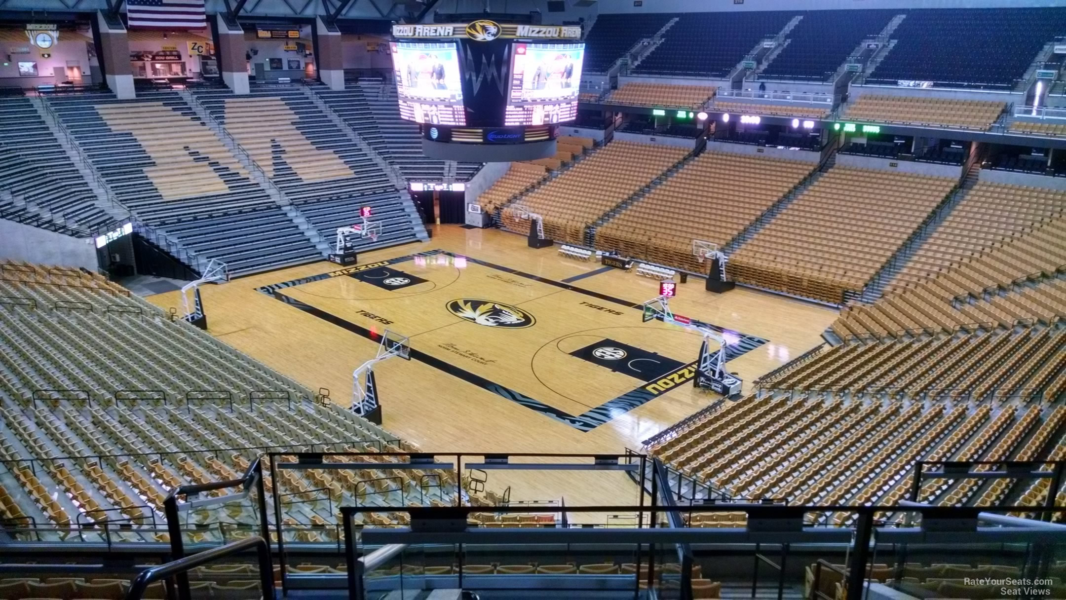 section 210, row 7 seat view  - mizzou arena