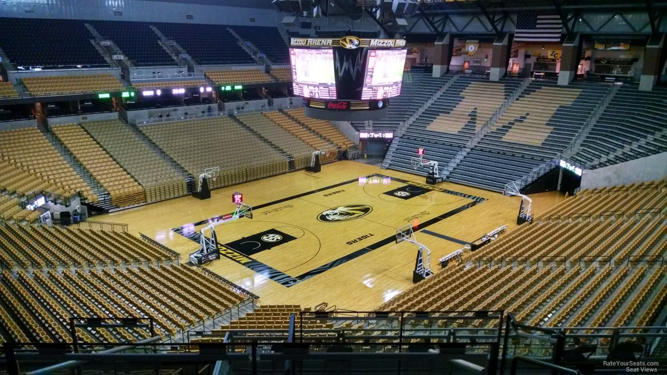 section 211, row 7 seat view  - mizzou arena