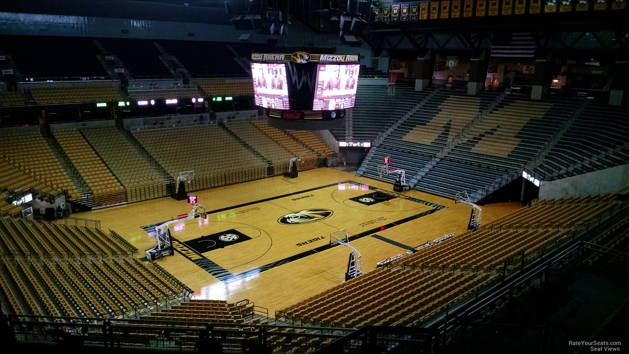 section 212, row 7 seat view  - mizzou arena