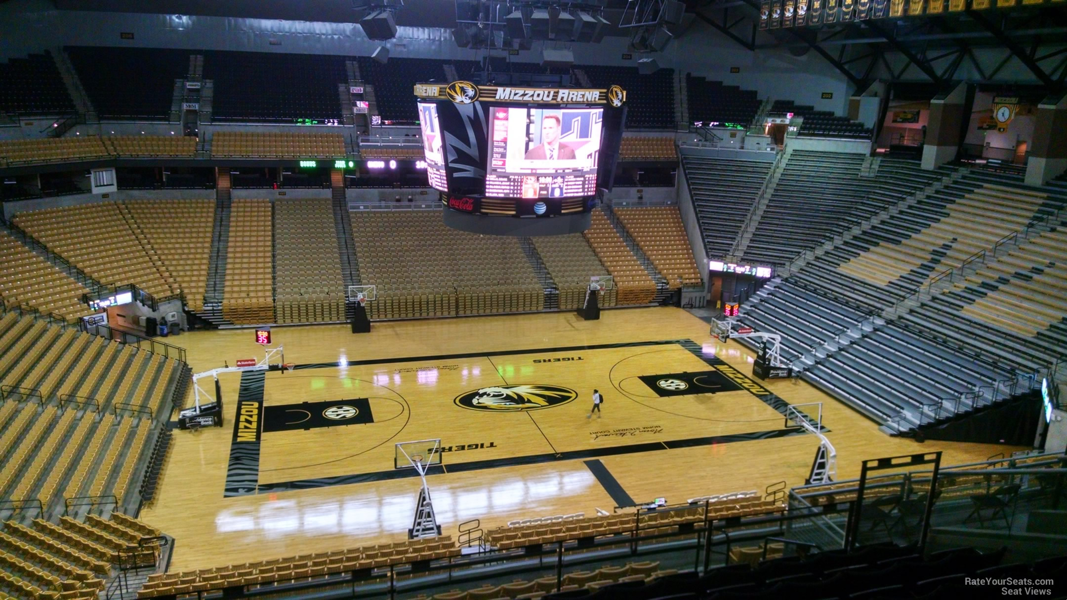 section 214, row 8 seat view  - mizzou arena