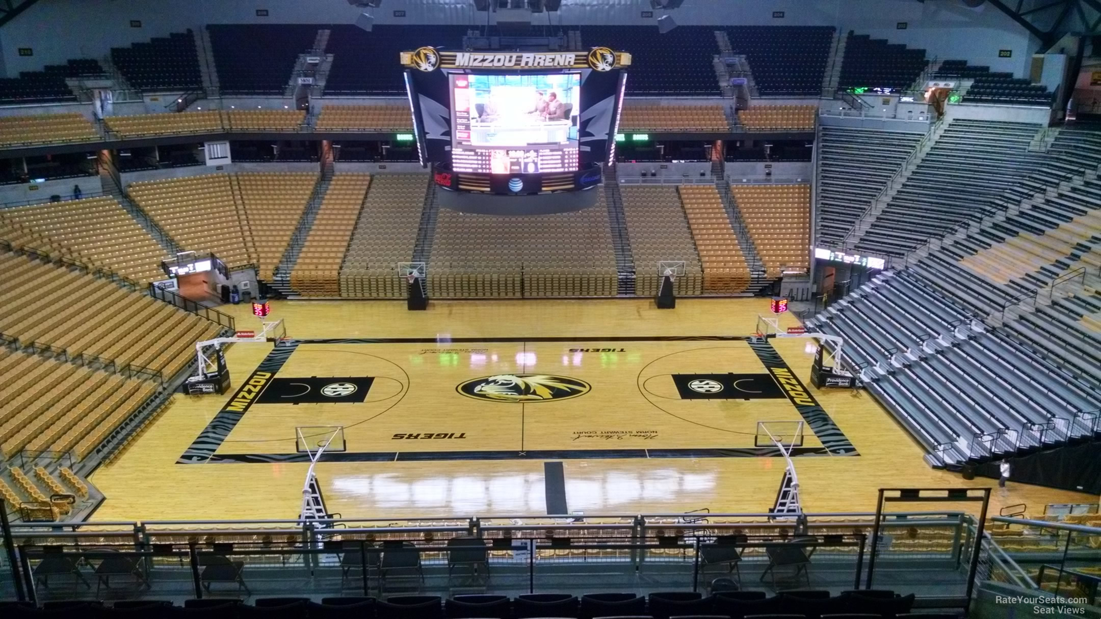 section 215, row 8 seat view  - mizzou arena