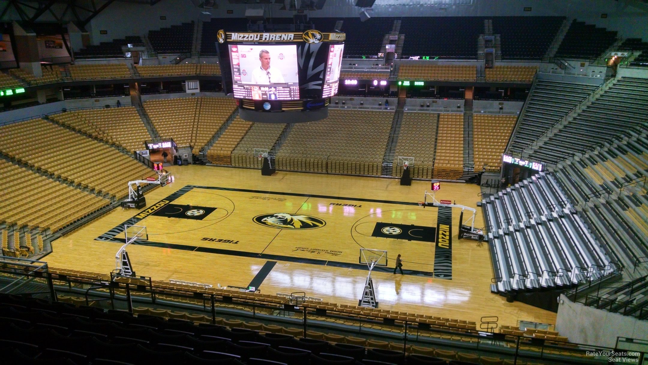 section 216, row 8 seat view  - mizzou arena