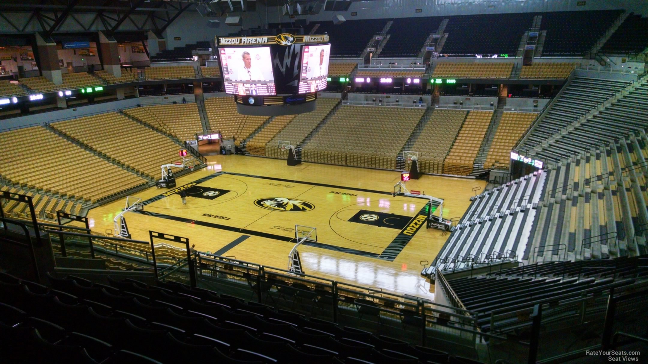 section 217, row 8 seat view  - mizzou arena