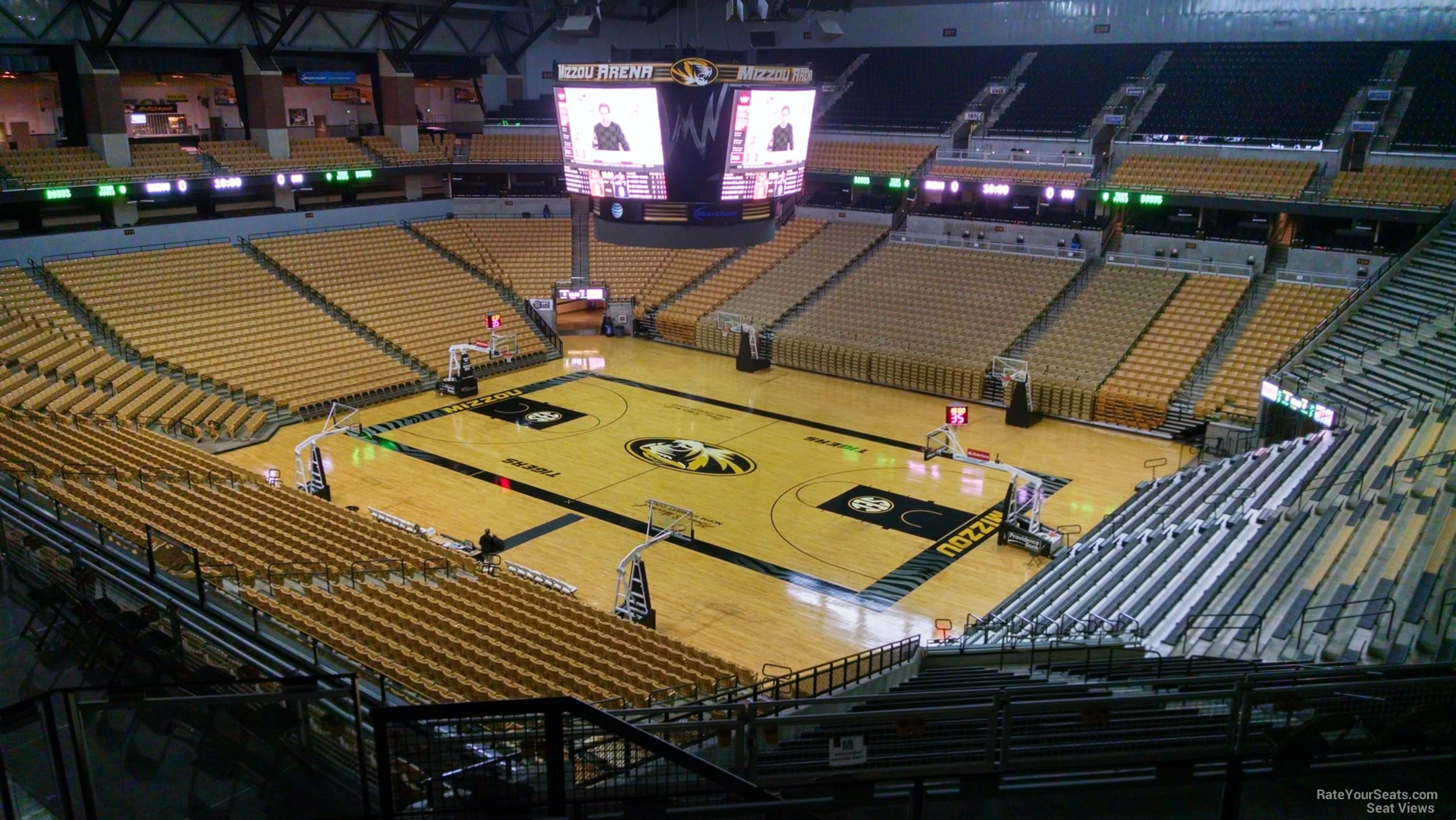 section 218, row 8 seat view  - mizzou arena