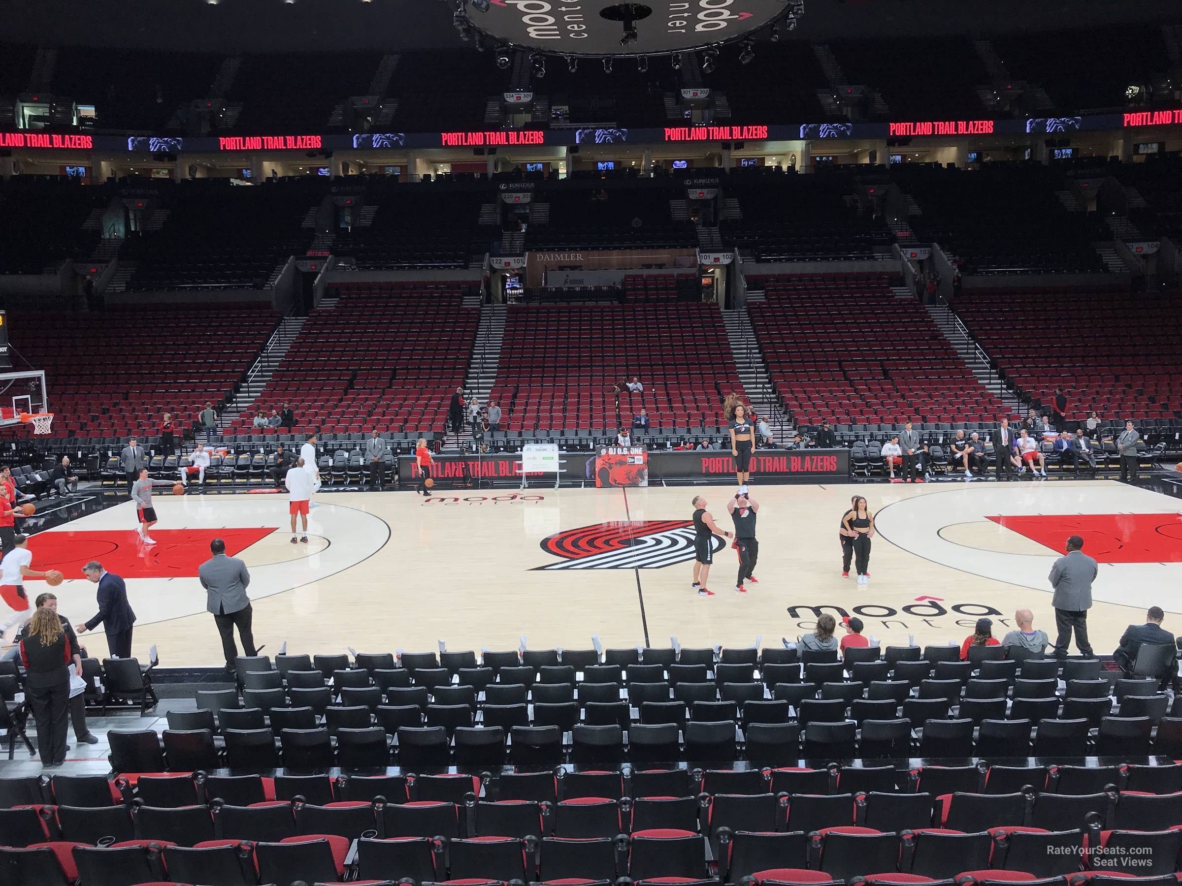 Moda Center Section 112 Portland Trail Blazers