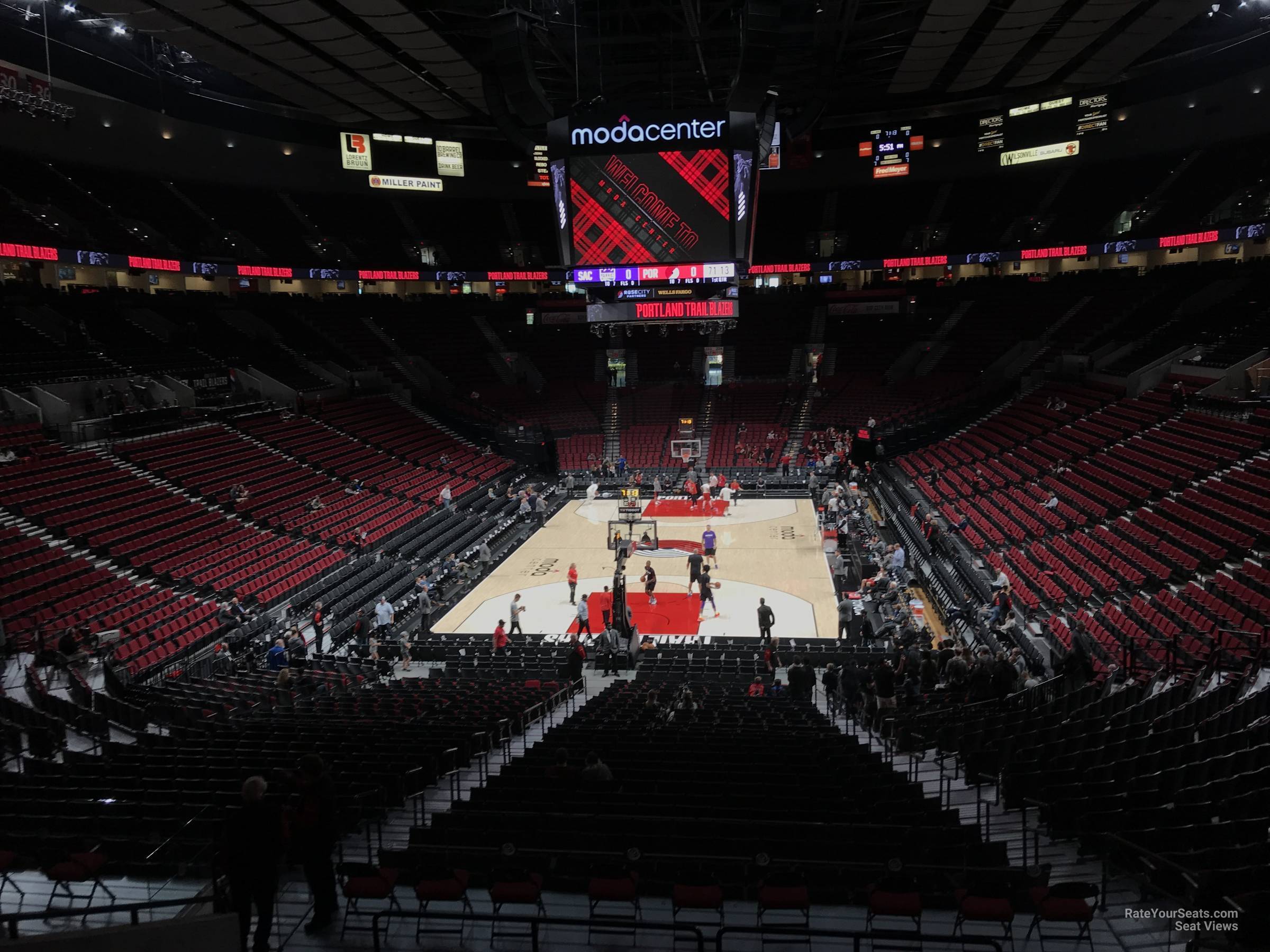 Section 208 At Moda Center Rateyourseats Com