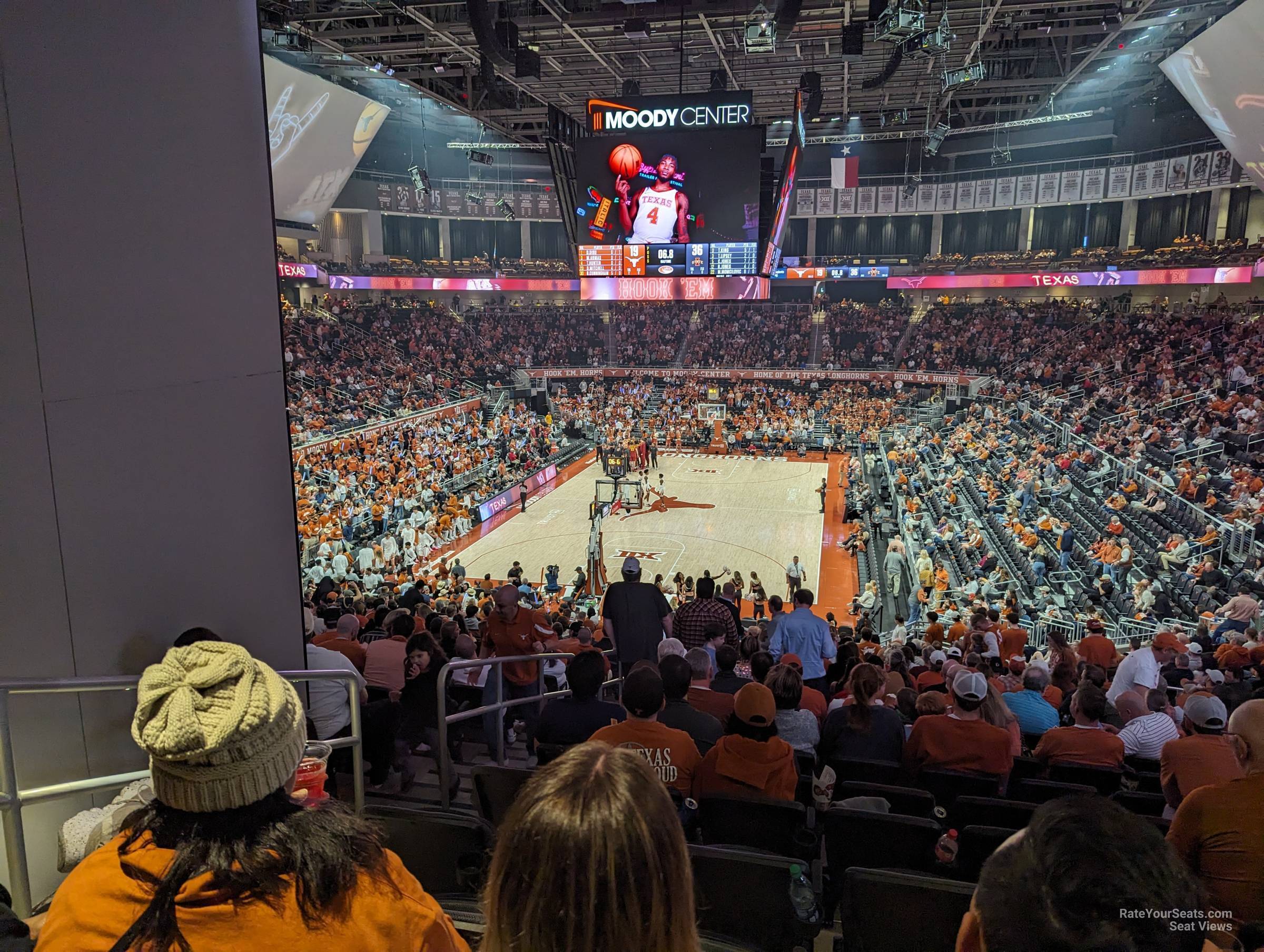 section 112 seat view  for basketball - moody center atx
