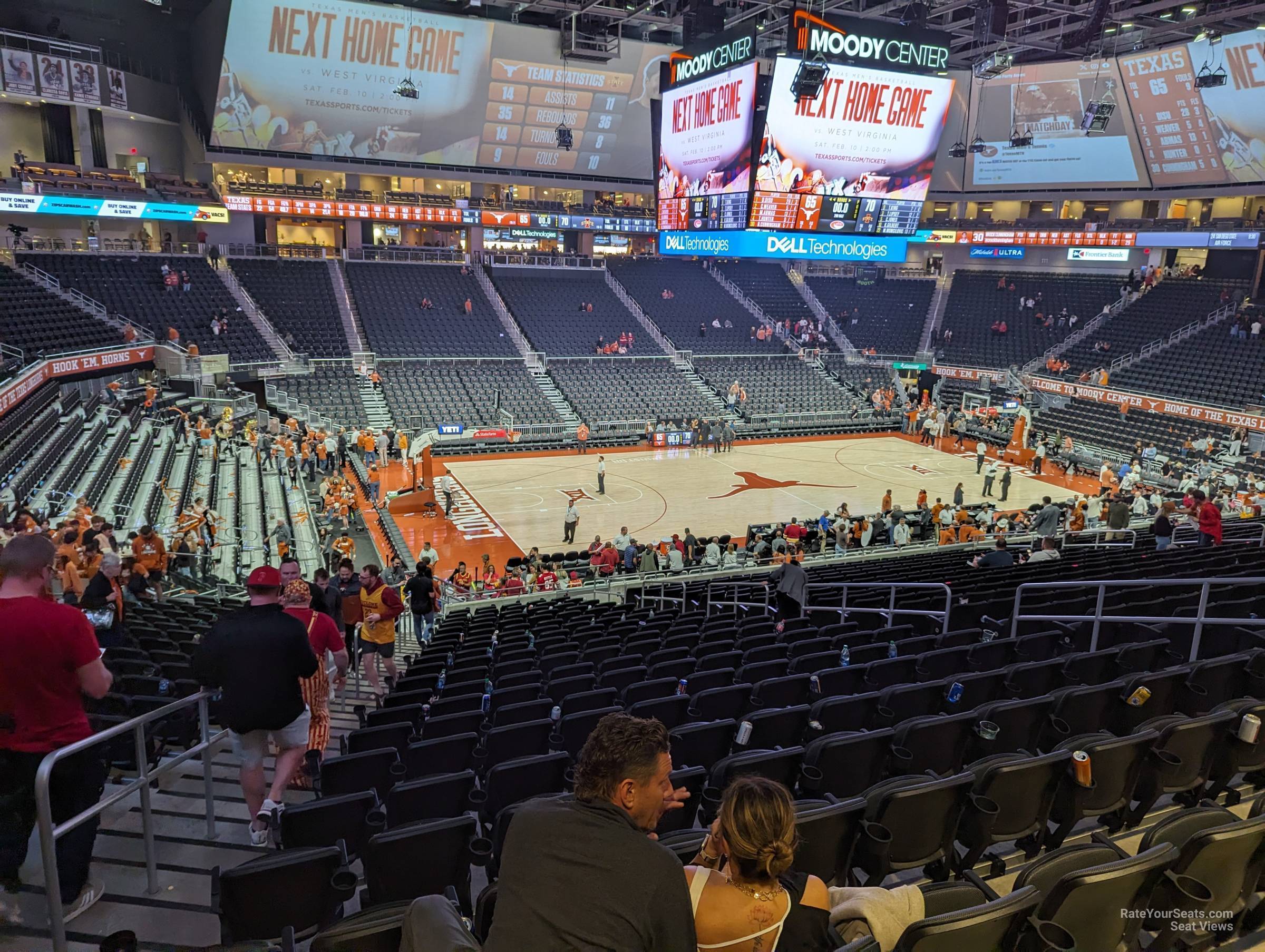 section 121 seat view  for basketball - moody center atx