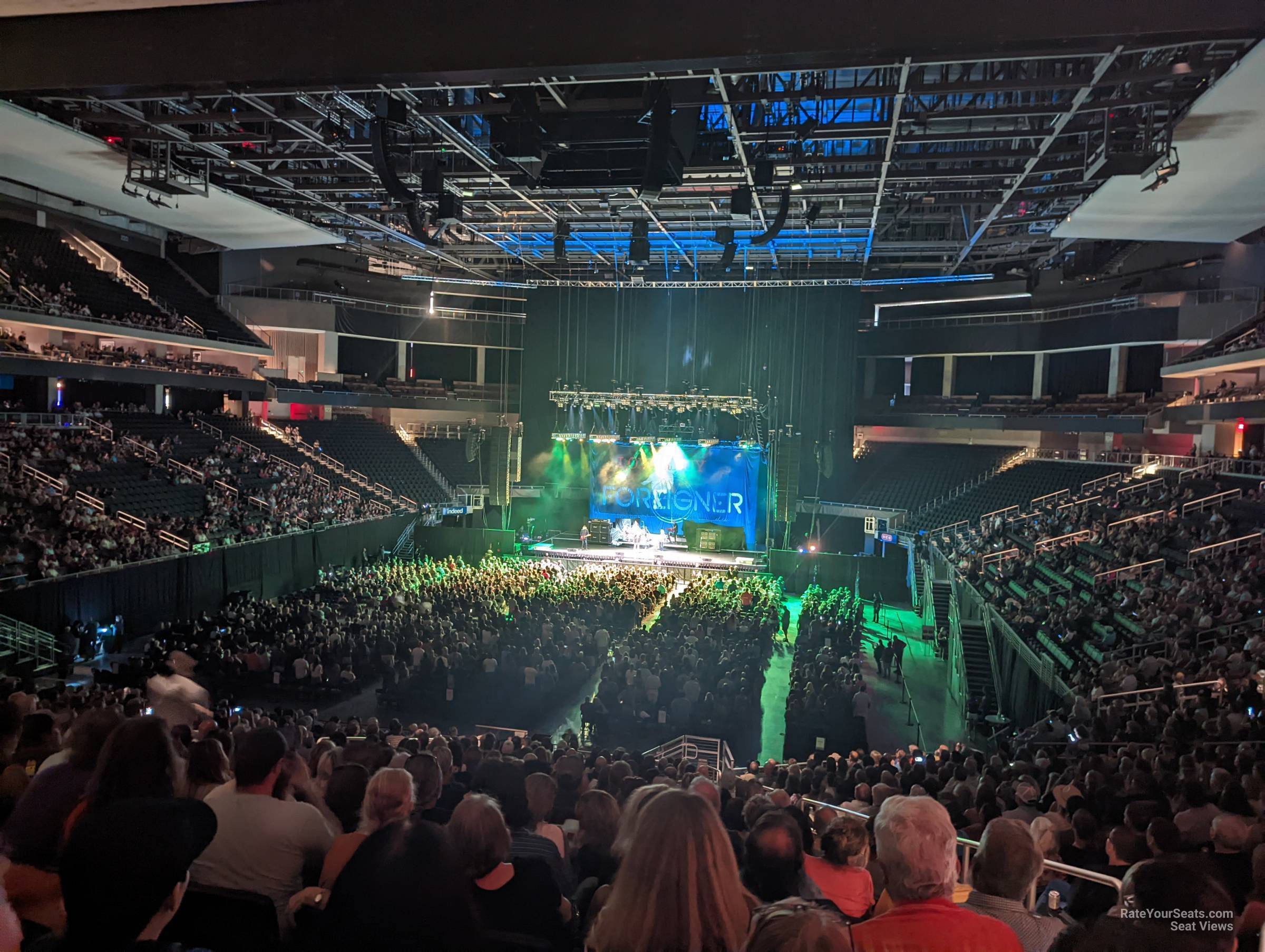 section 112, row x seat view  for concert - moody center atx