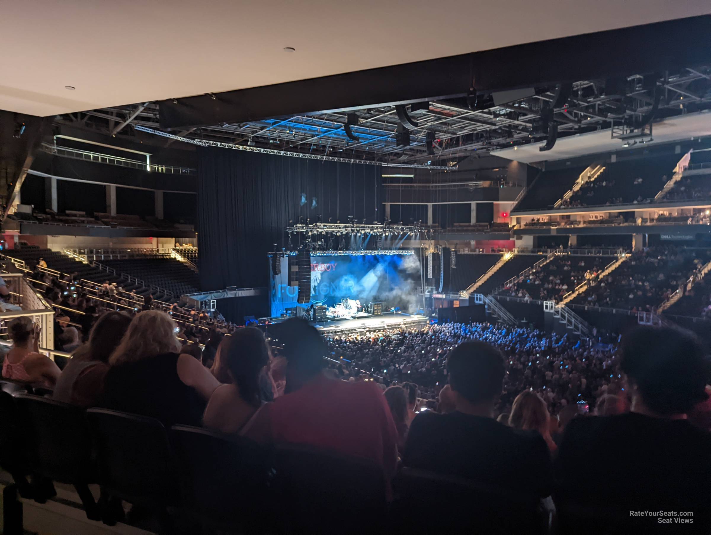 section 117, row x seat view  for concert - moody center atx
