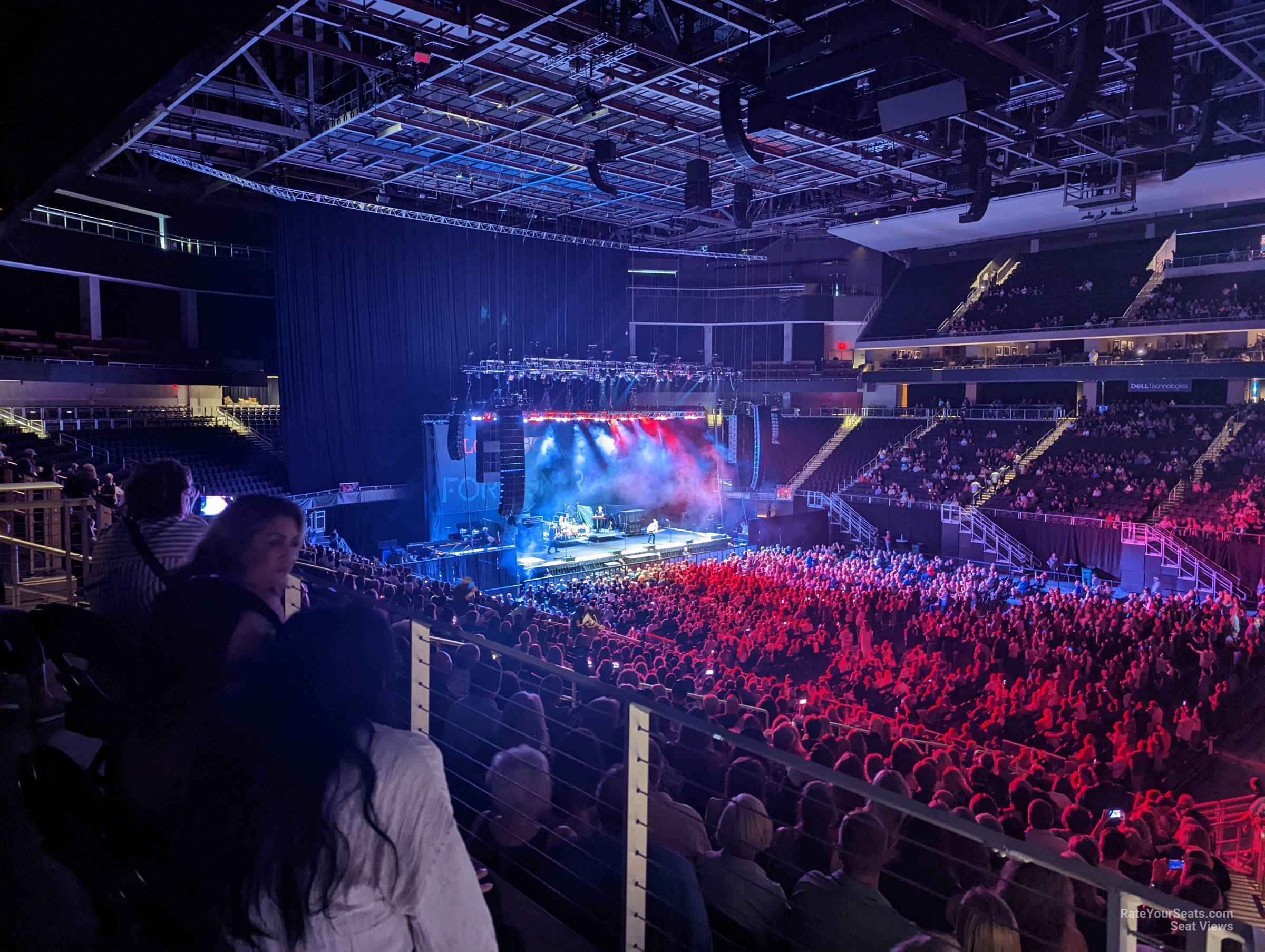 section 118, row x seat view  for concert - moody center atx