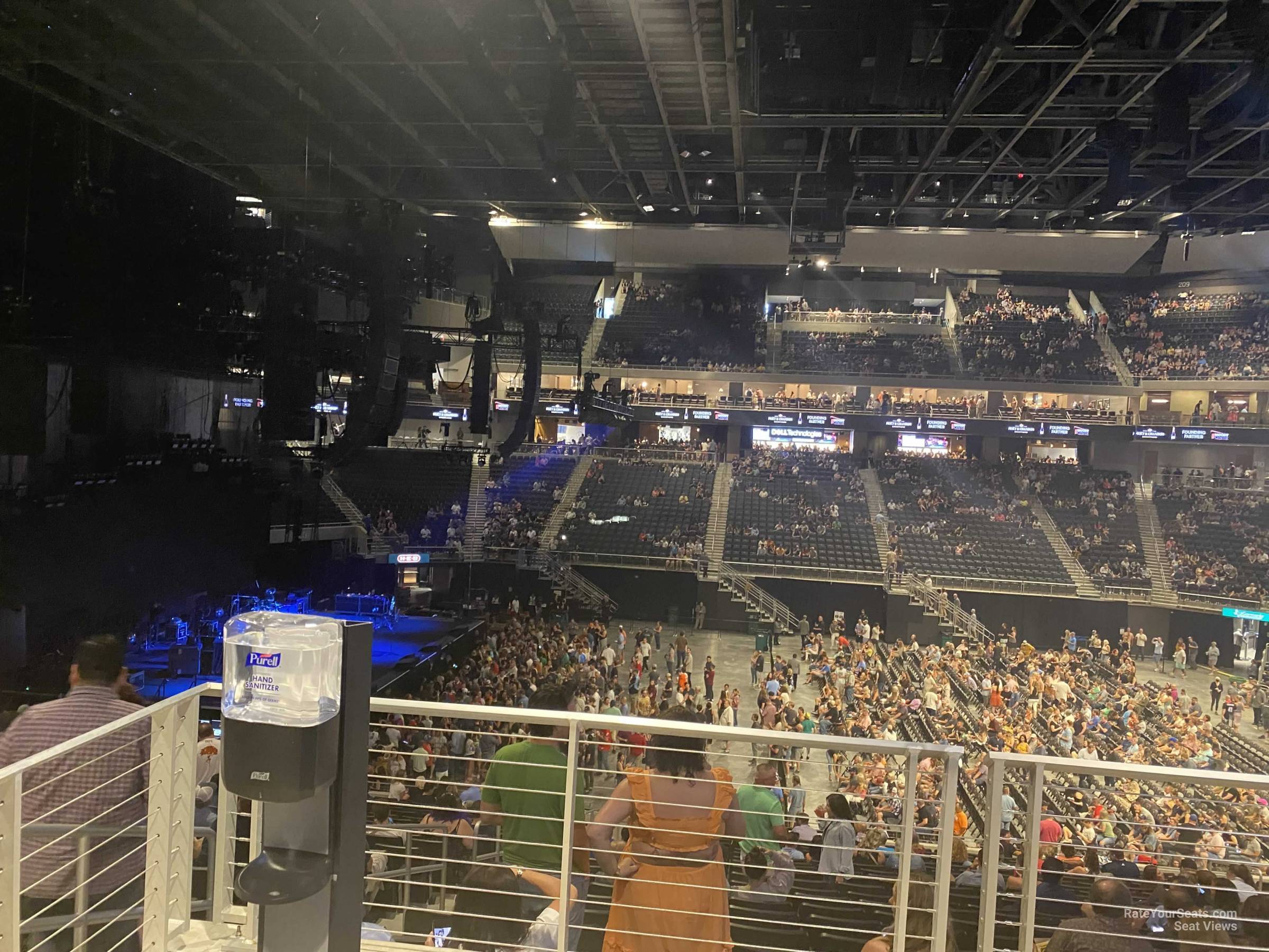 section 120 seat view  for concert - moody center atx