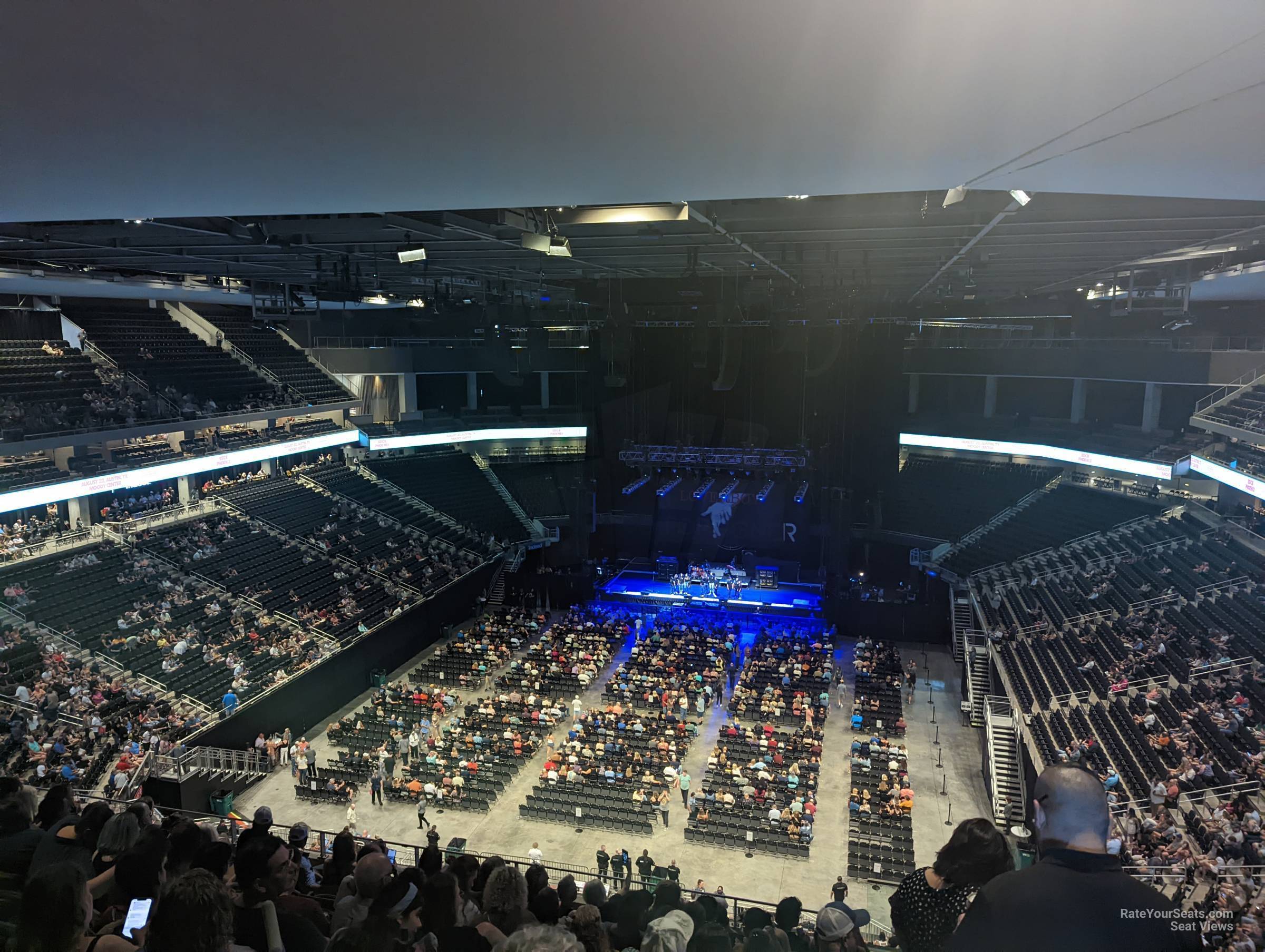 section 211, row k seat view  for concert - moody center atx