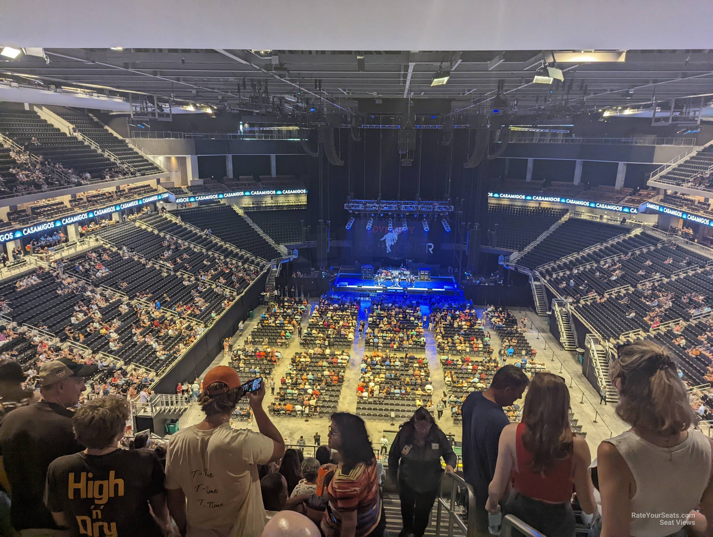 section 212, row h seat view  for concert - moody center atx