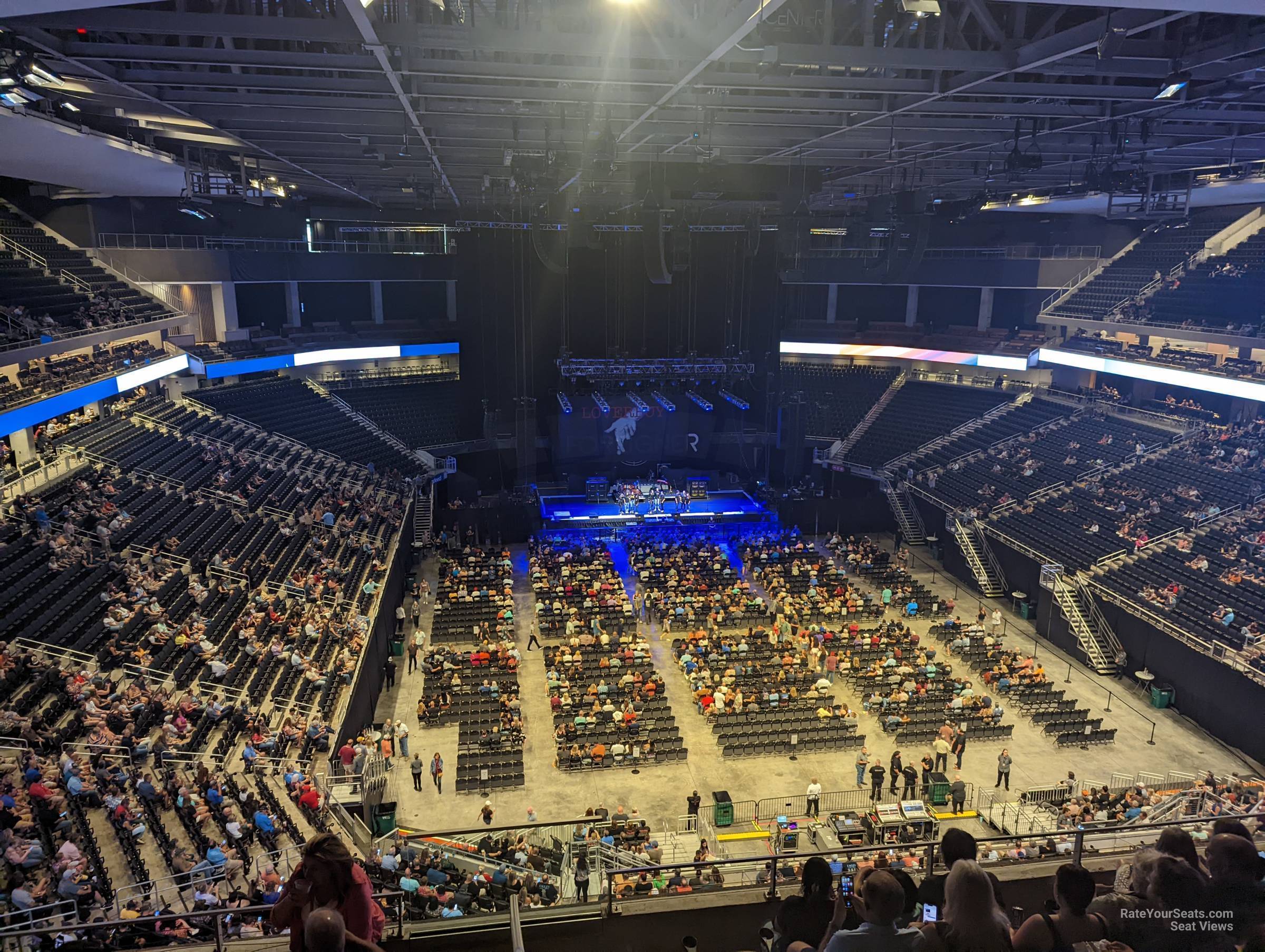 section 213, row k seat view  for concert - moody center atx