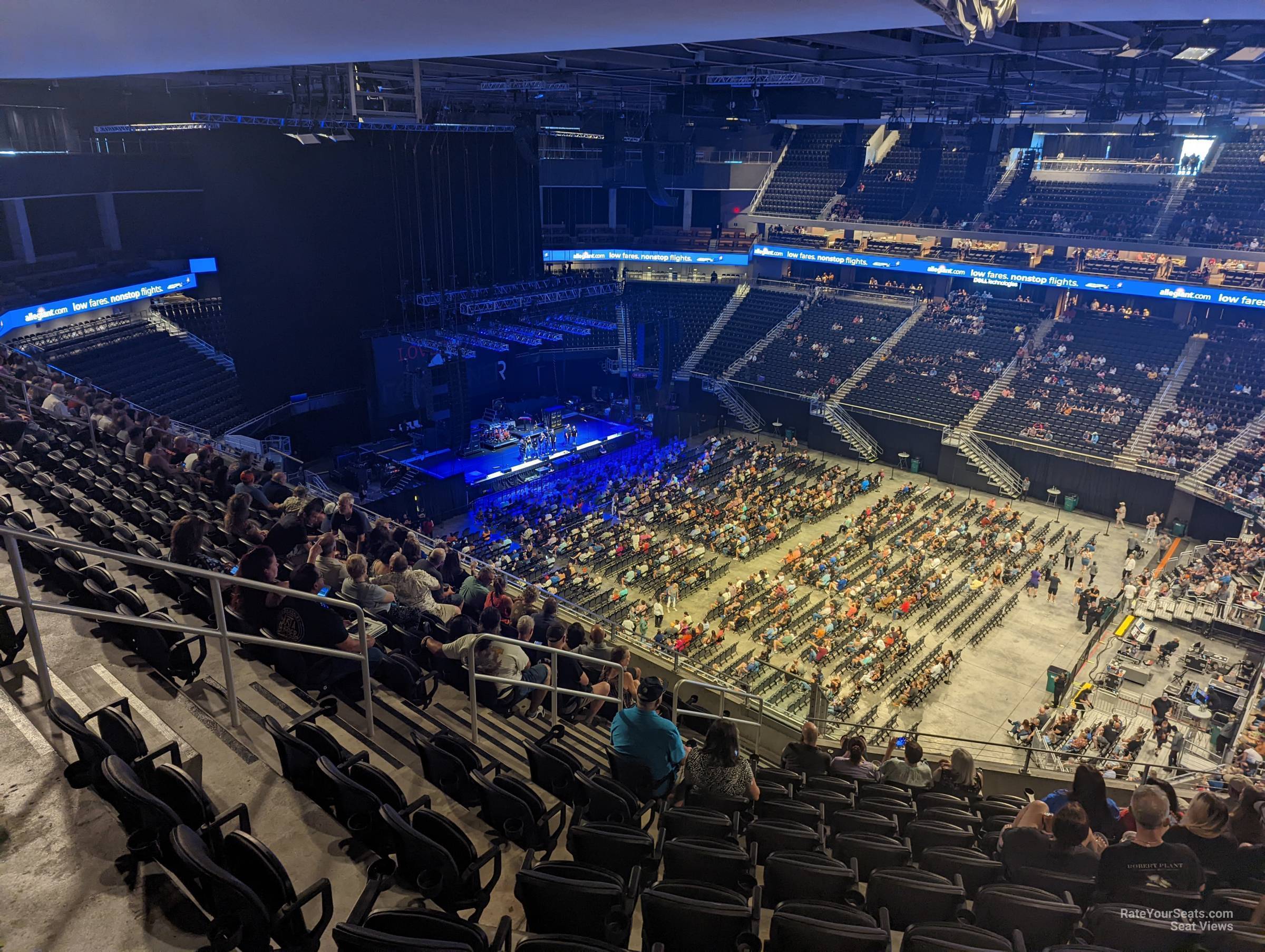 section 216, row k seat view  for concert - moody center atx