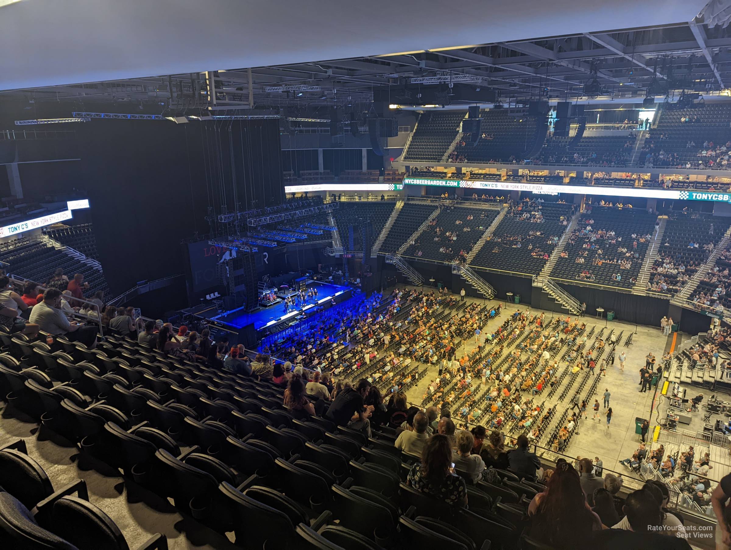 section 217, row k seat view  for concert - moody center atx