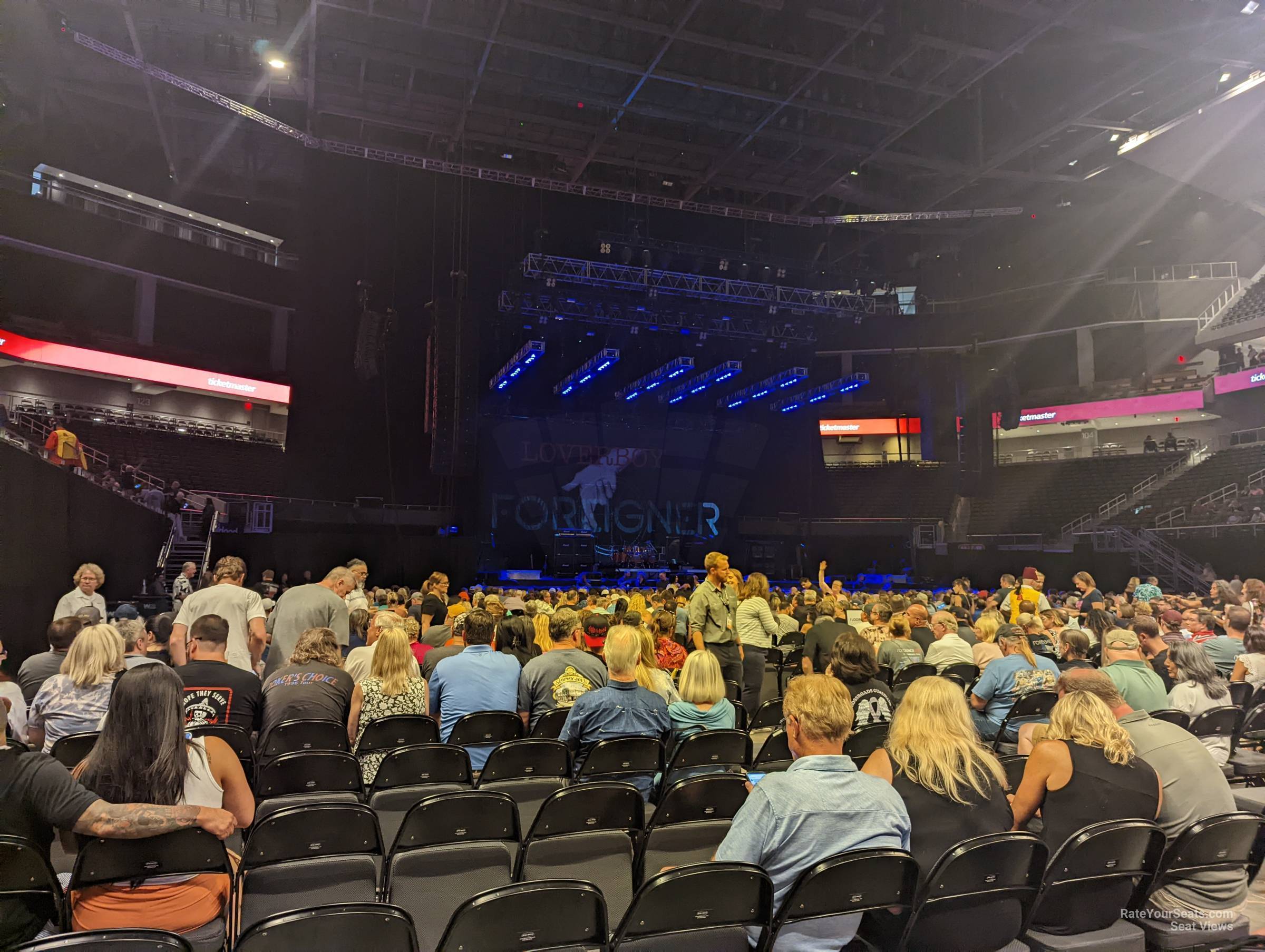 floor 6, row 14 seat view  for concert - moody center atx