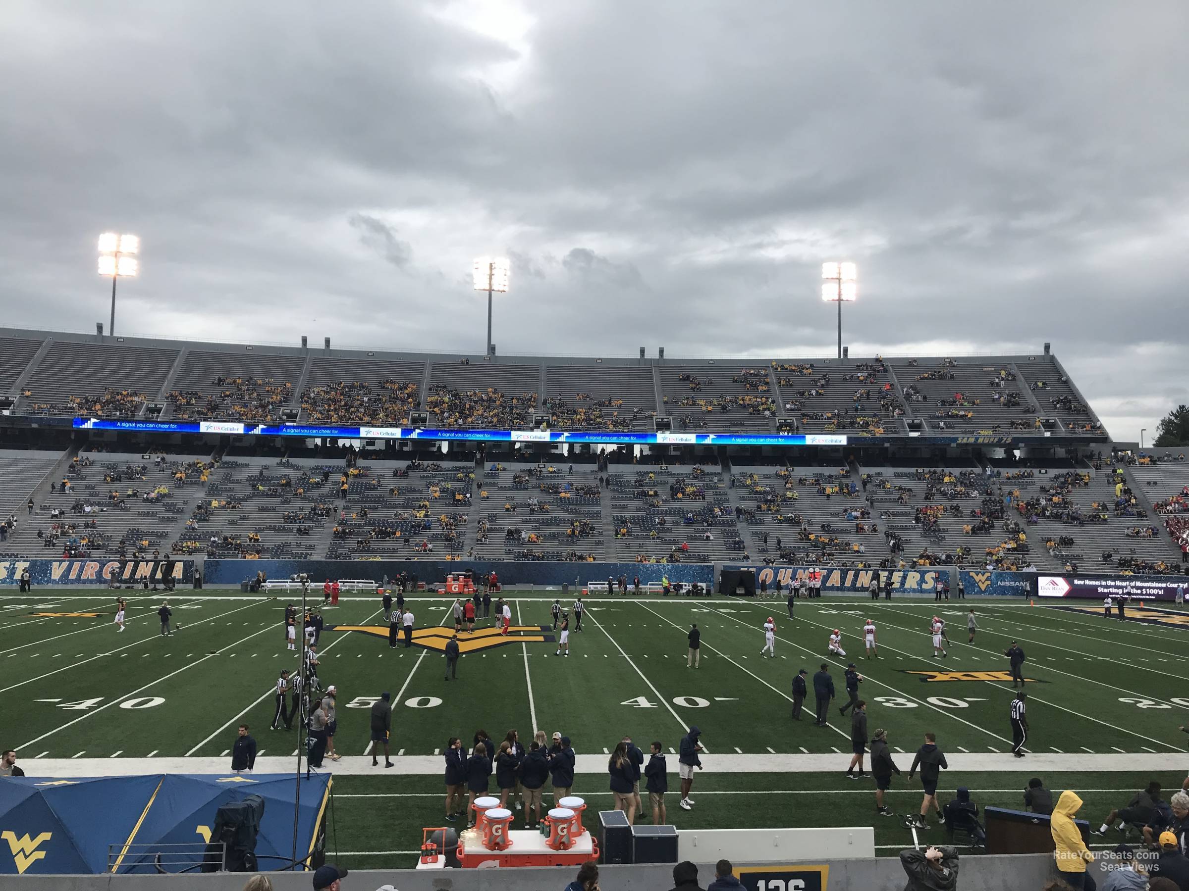 section 126, row 15 seat view  - mountaineer field