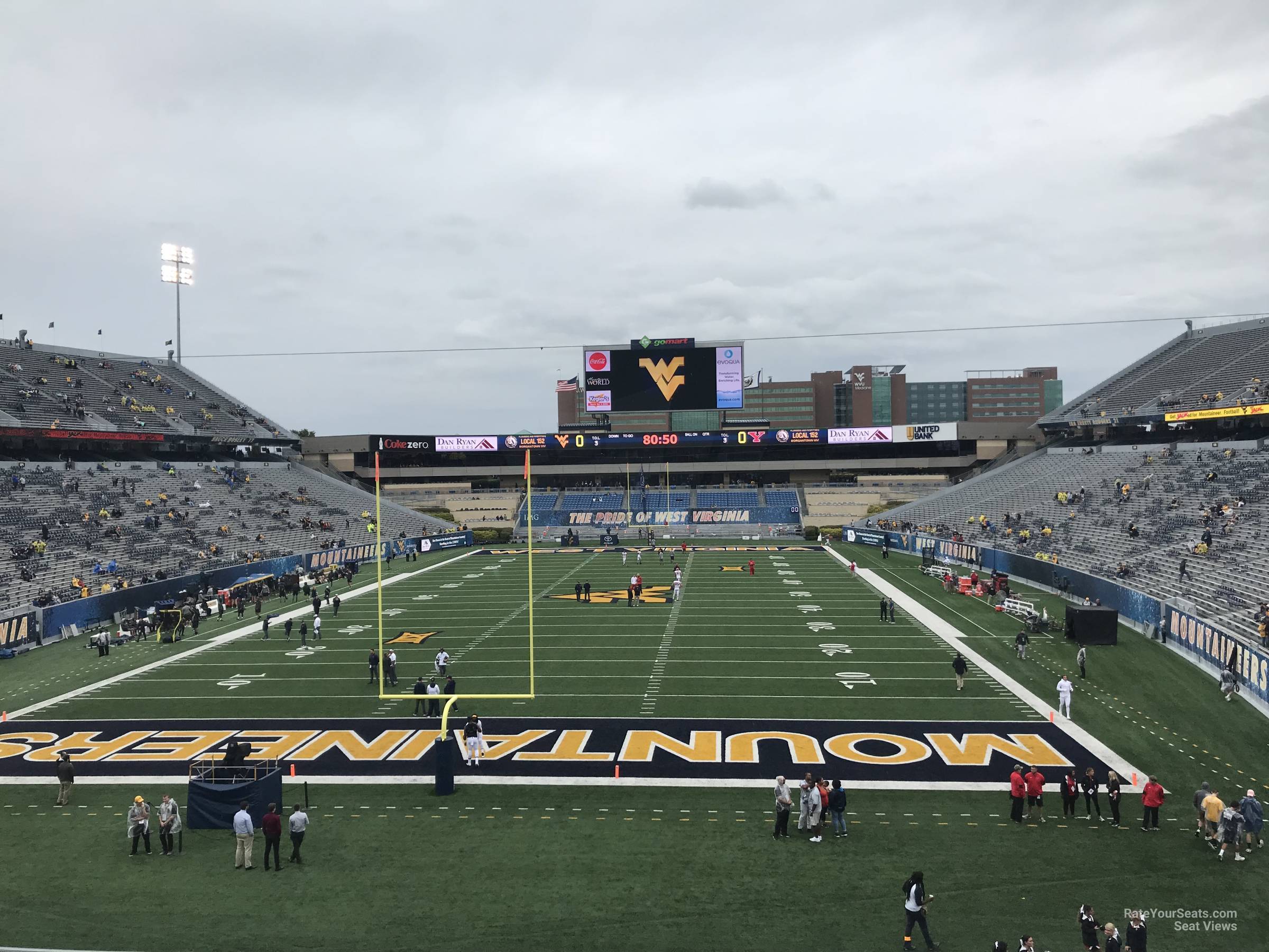 section 97, row 35 seat view  - mountaineer field
