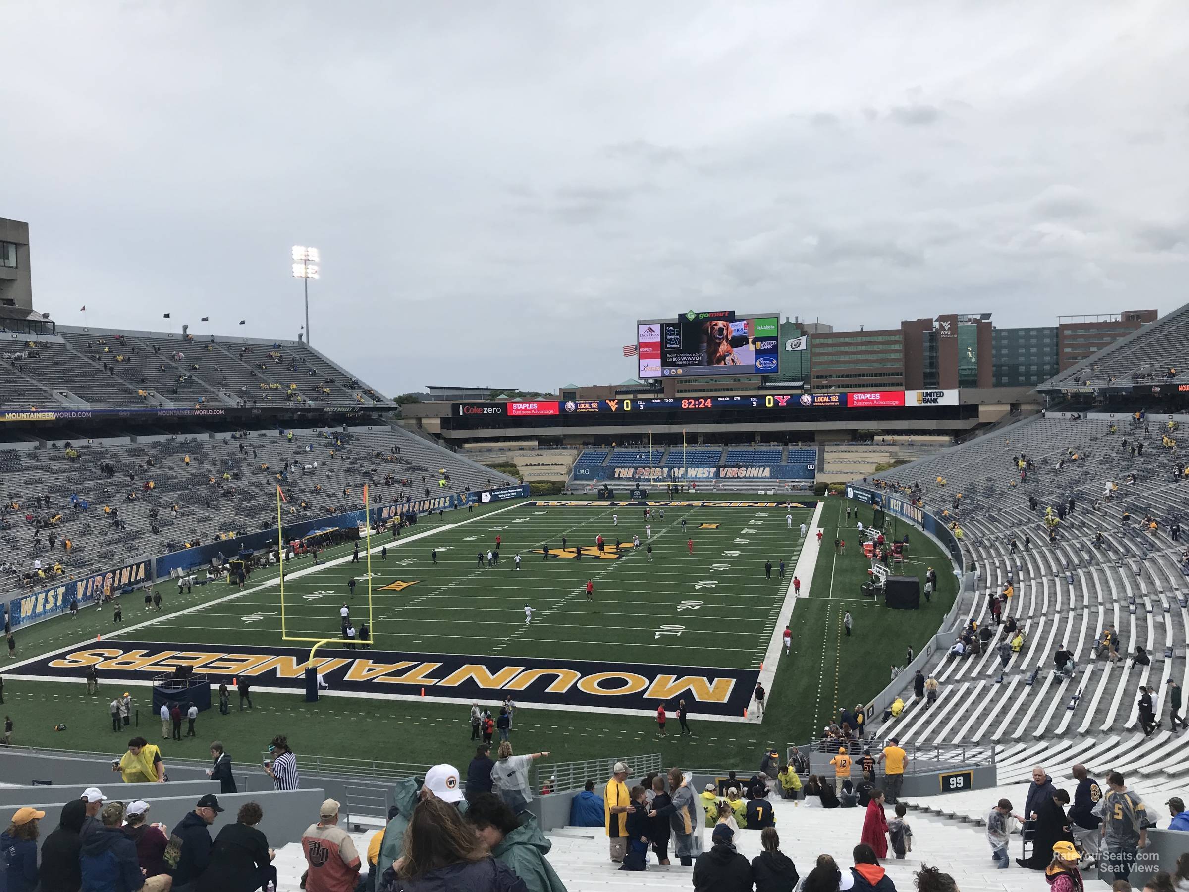 Section 98 at Mountaineer Field - RateYourSeats.com