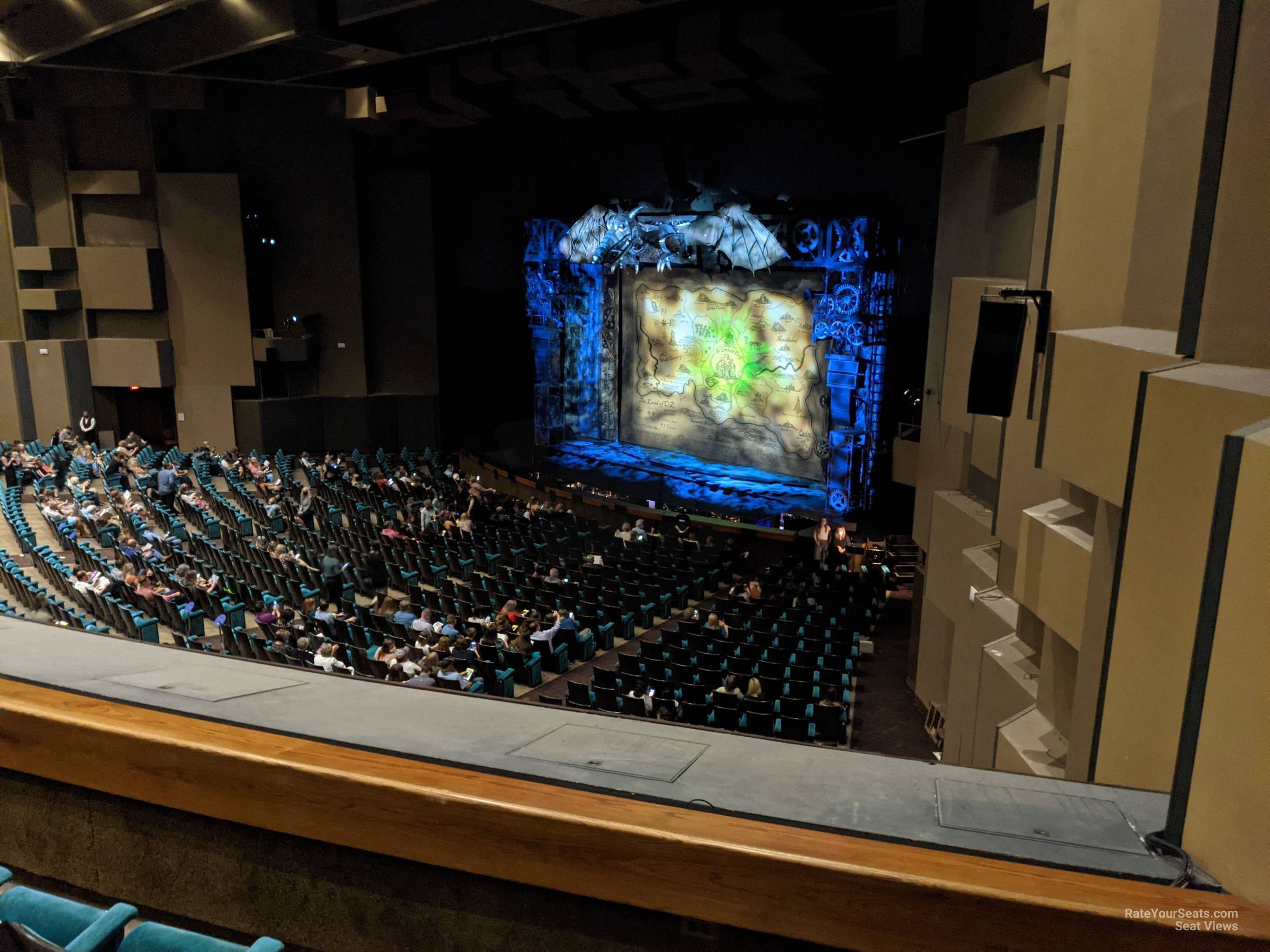 balcony a, row c seat view  - music hall at fair park