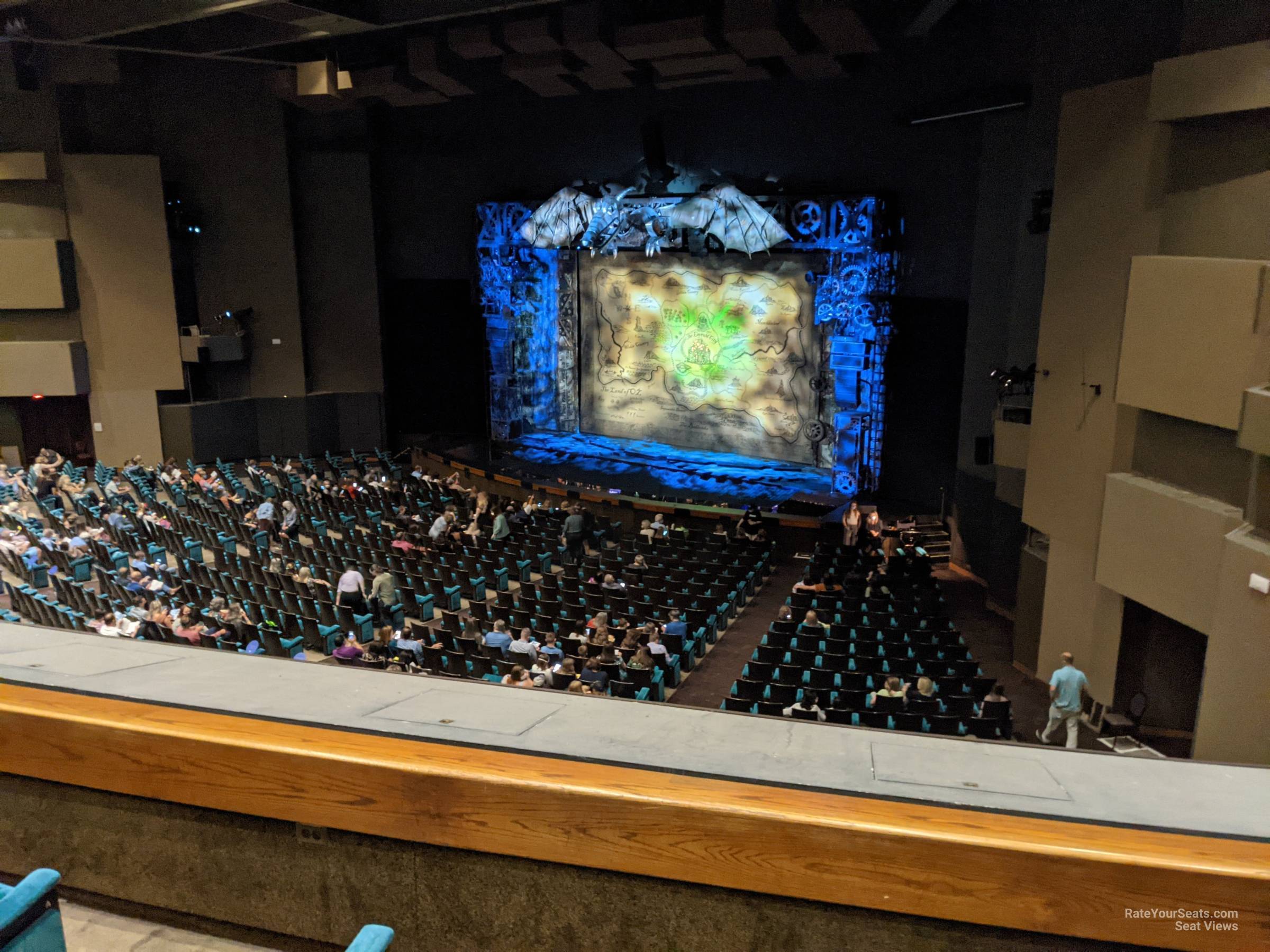 balcony b, row c seat view  - music hall at fair park