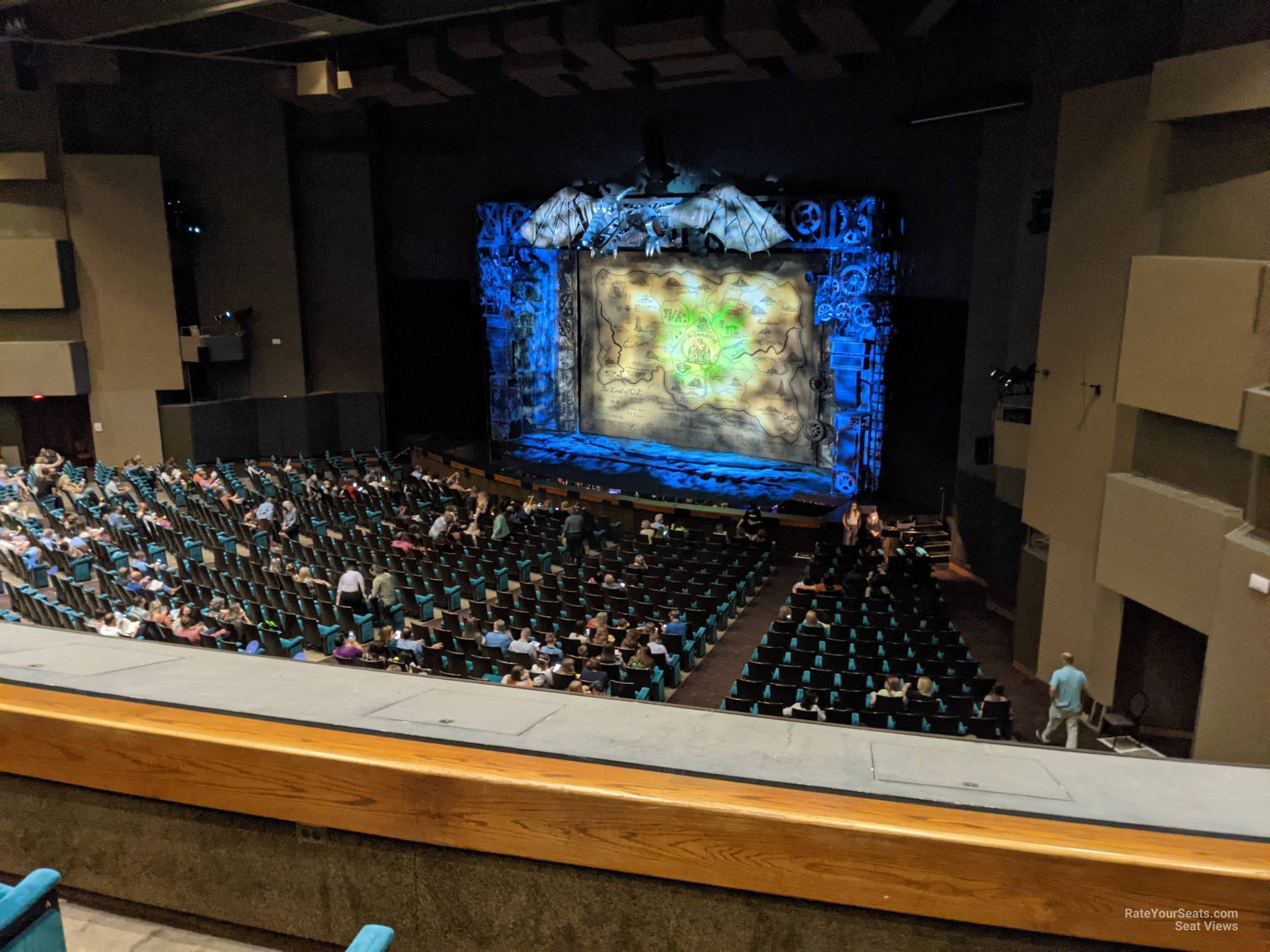 balcony b, row c seat view  - music hall at fair park