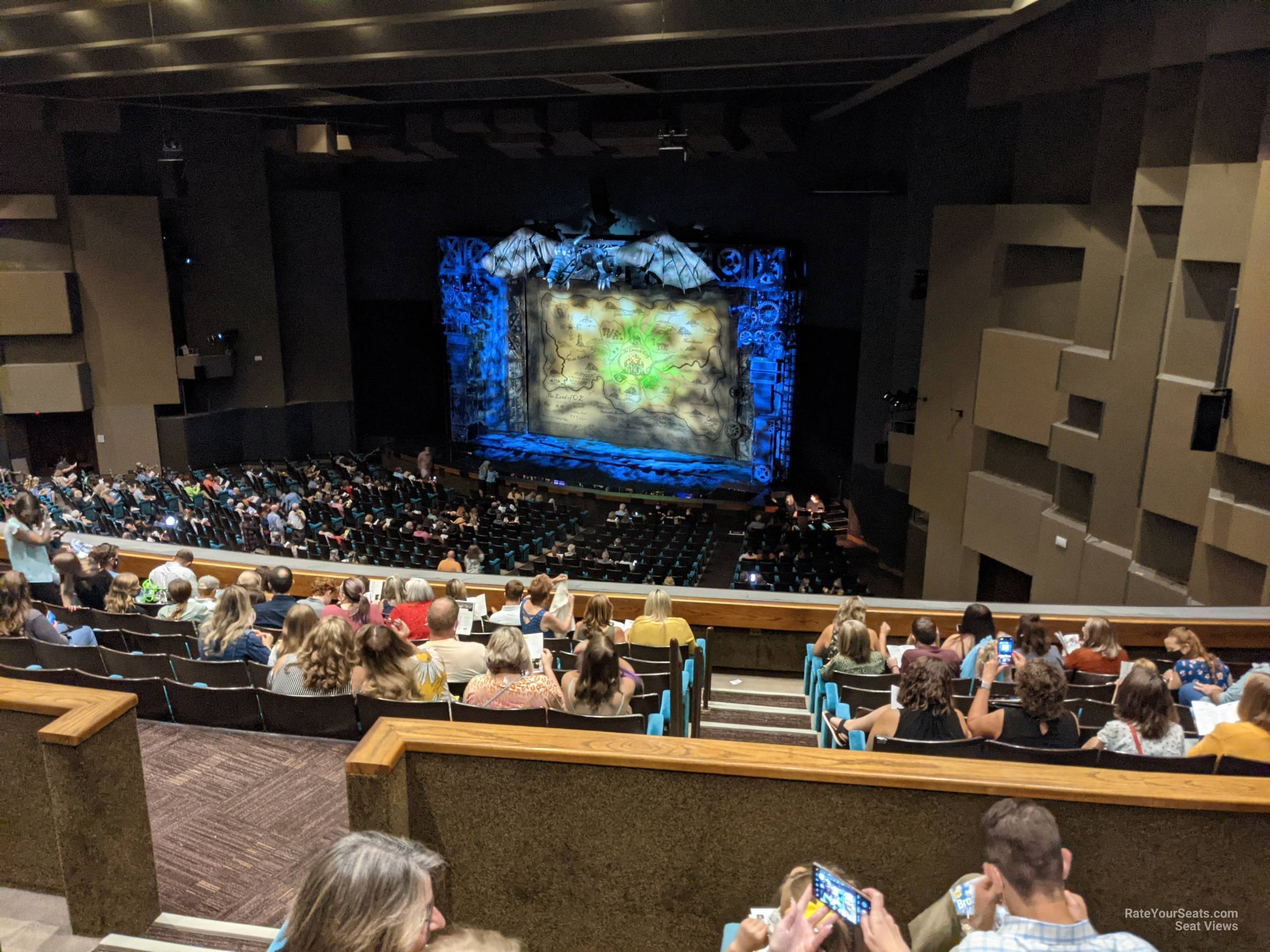 balcony bb, row j seat view  - music hall at fair park