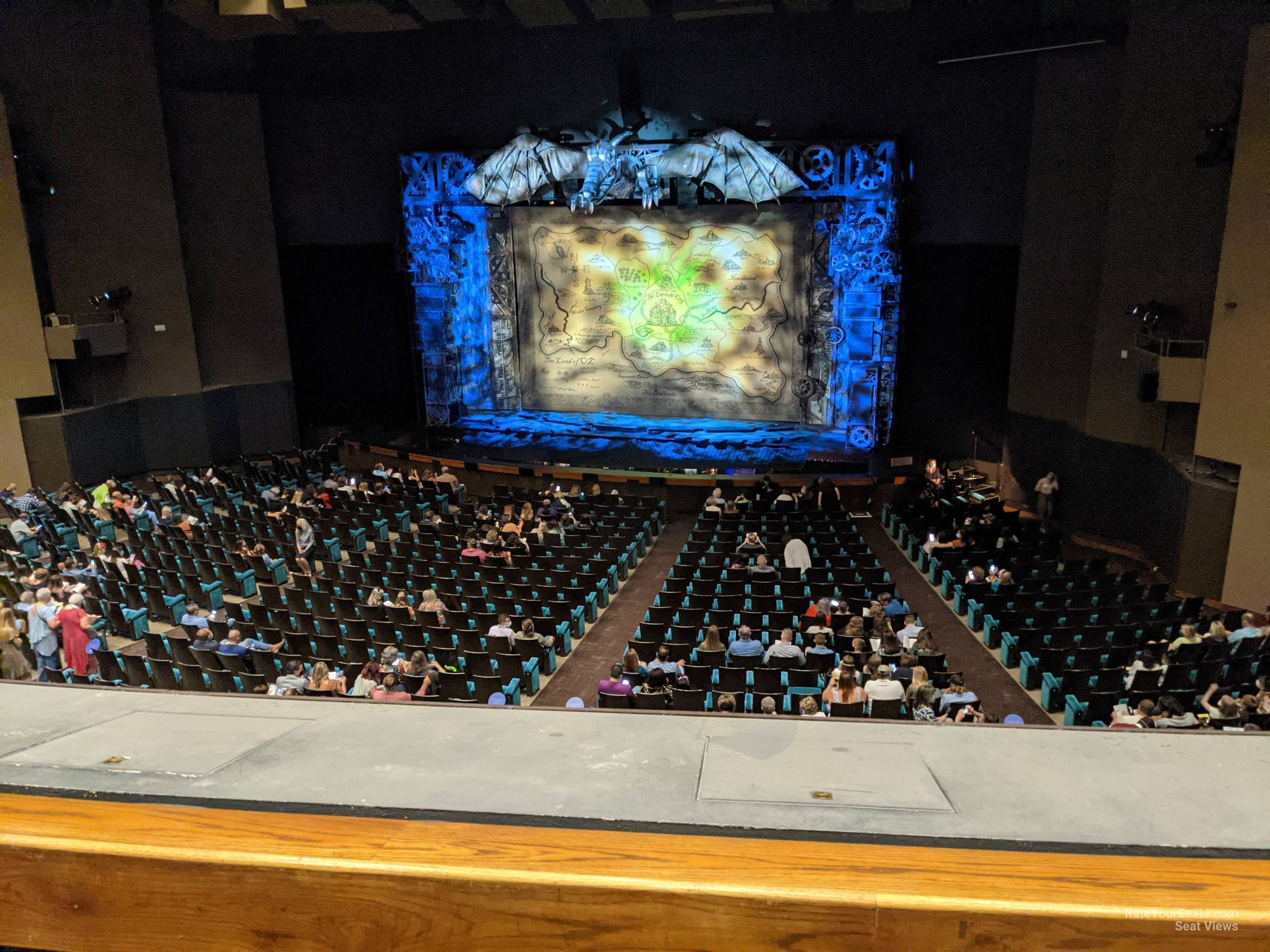 balcony d, row c seat view  - music hall at fair park