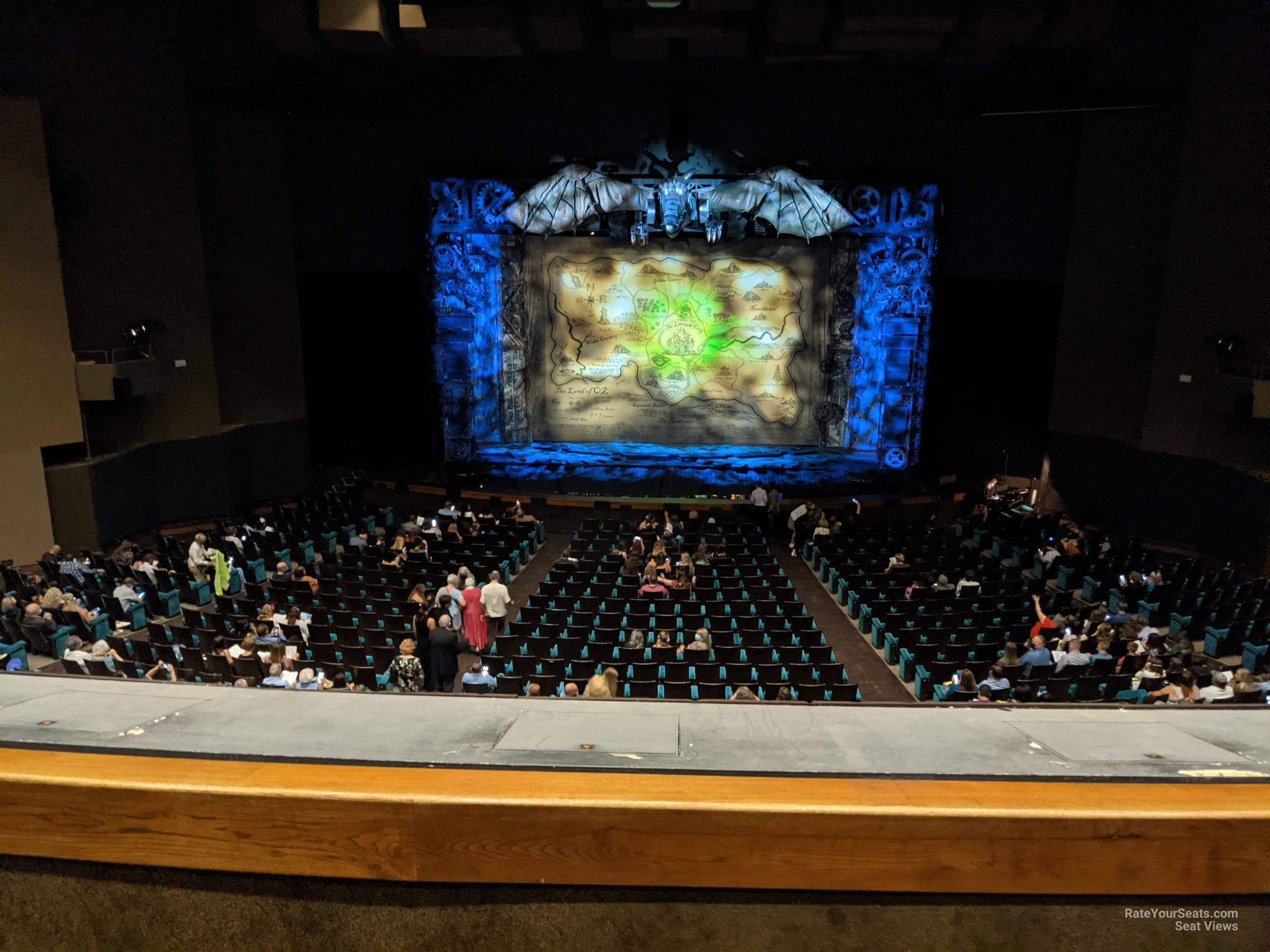 balcony e, row c seat view  - music hall at fair park