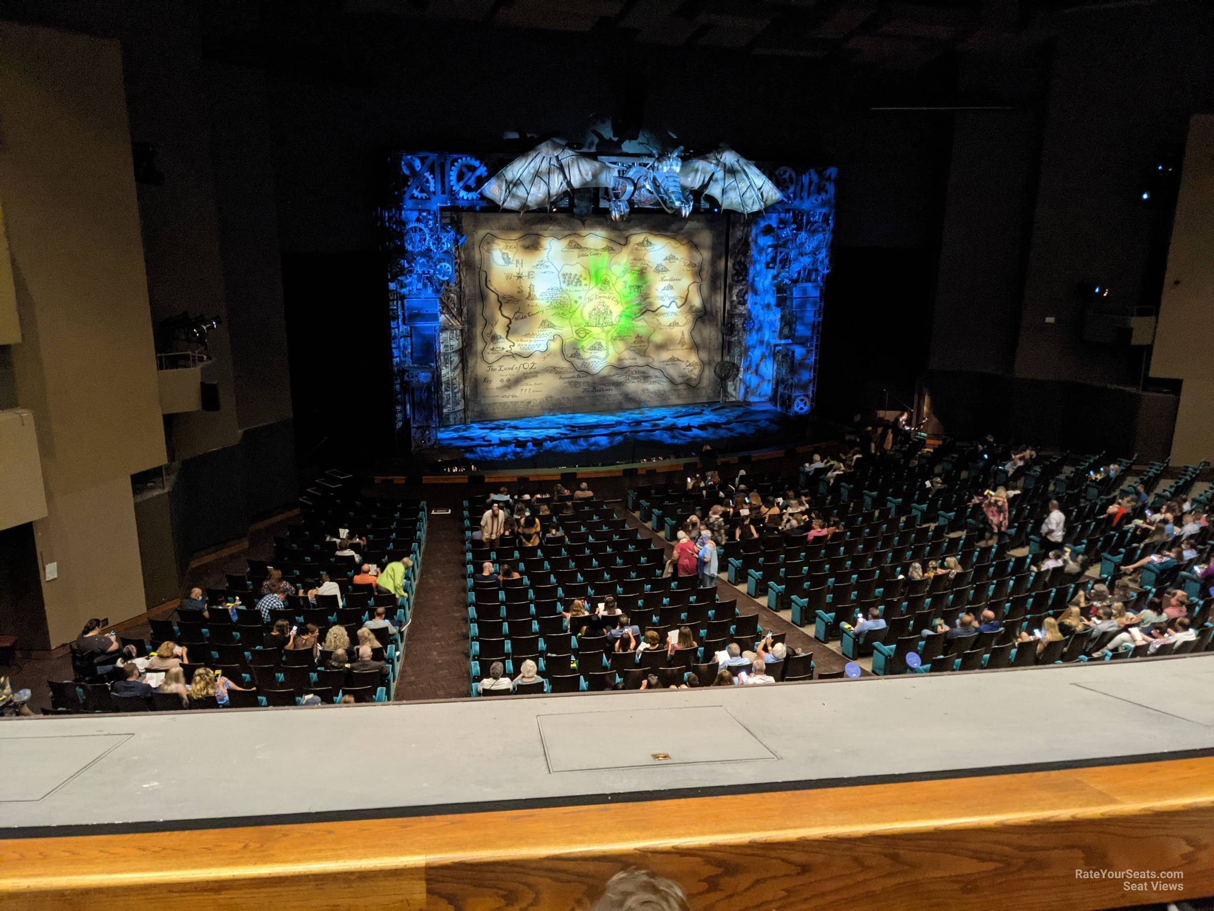 balcony g, row c seat view  - music hall at fair park