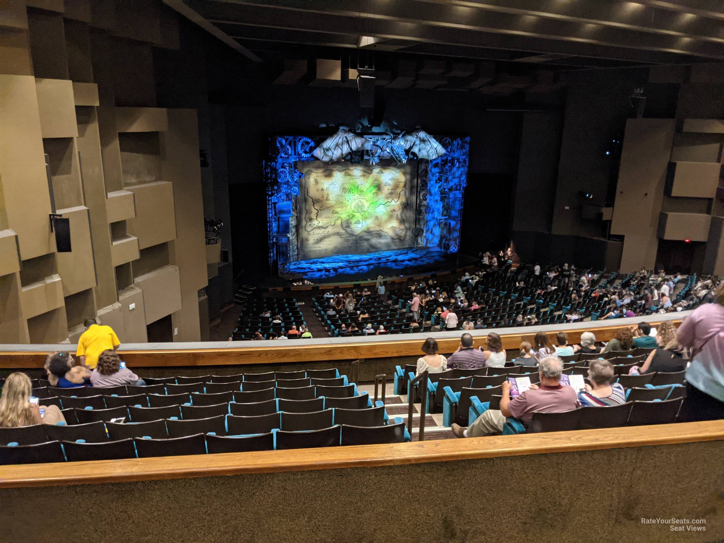 balcony kk, row j seat view  - music hall at fair park