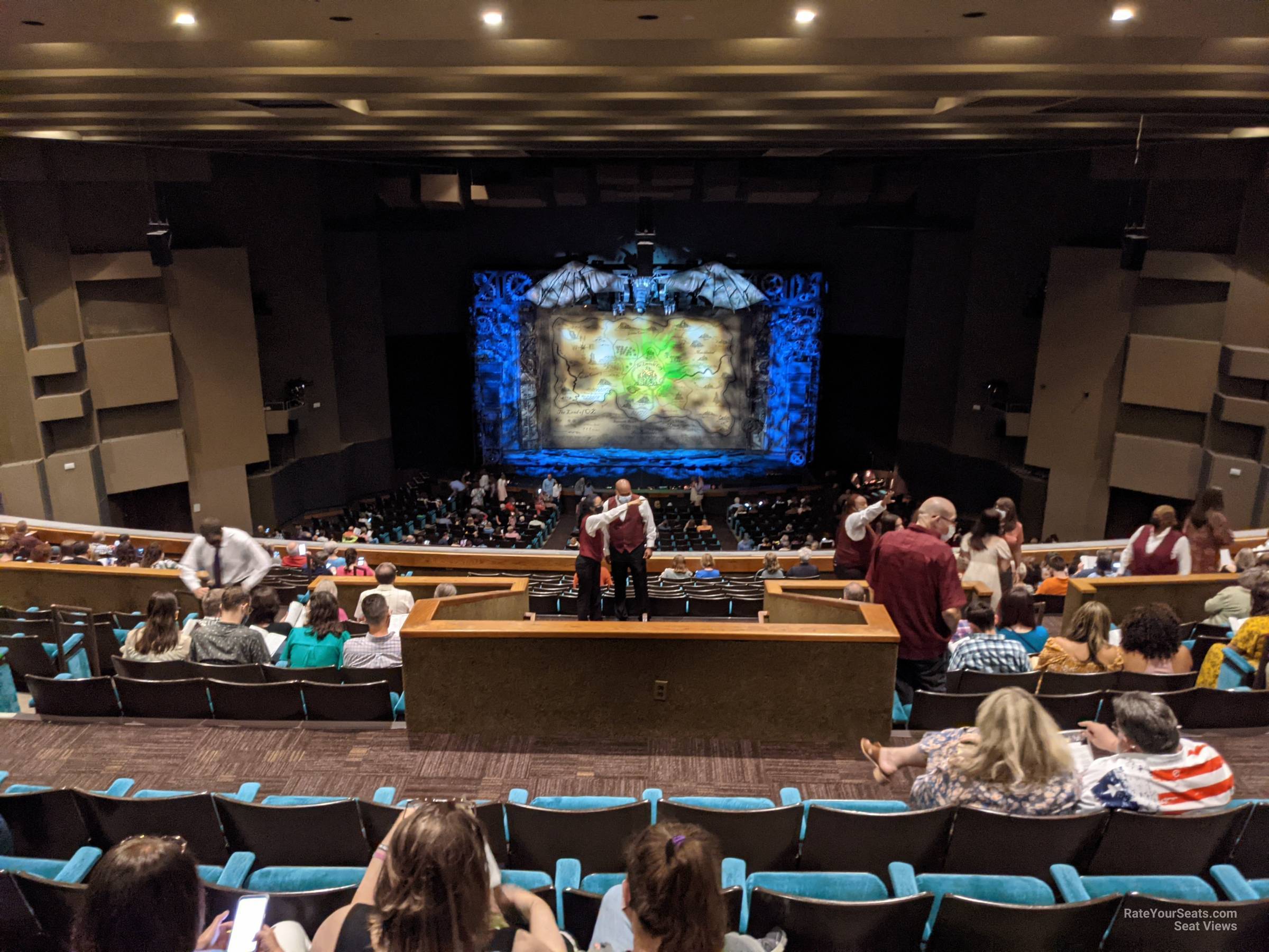 balcony qq, row q seat view  - music hall at fair park