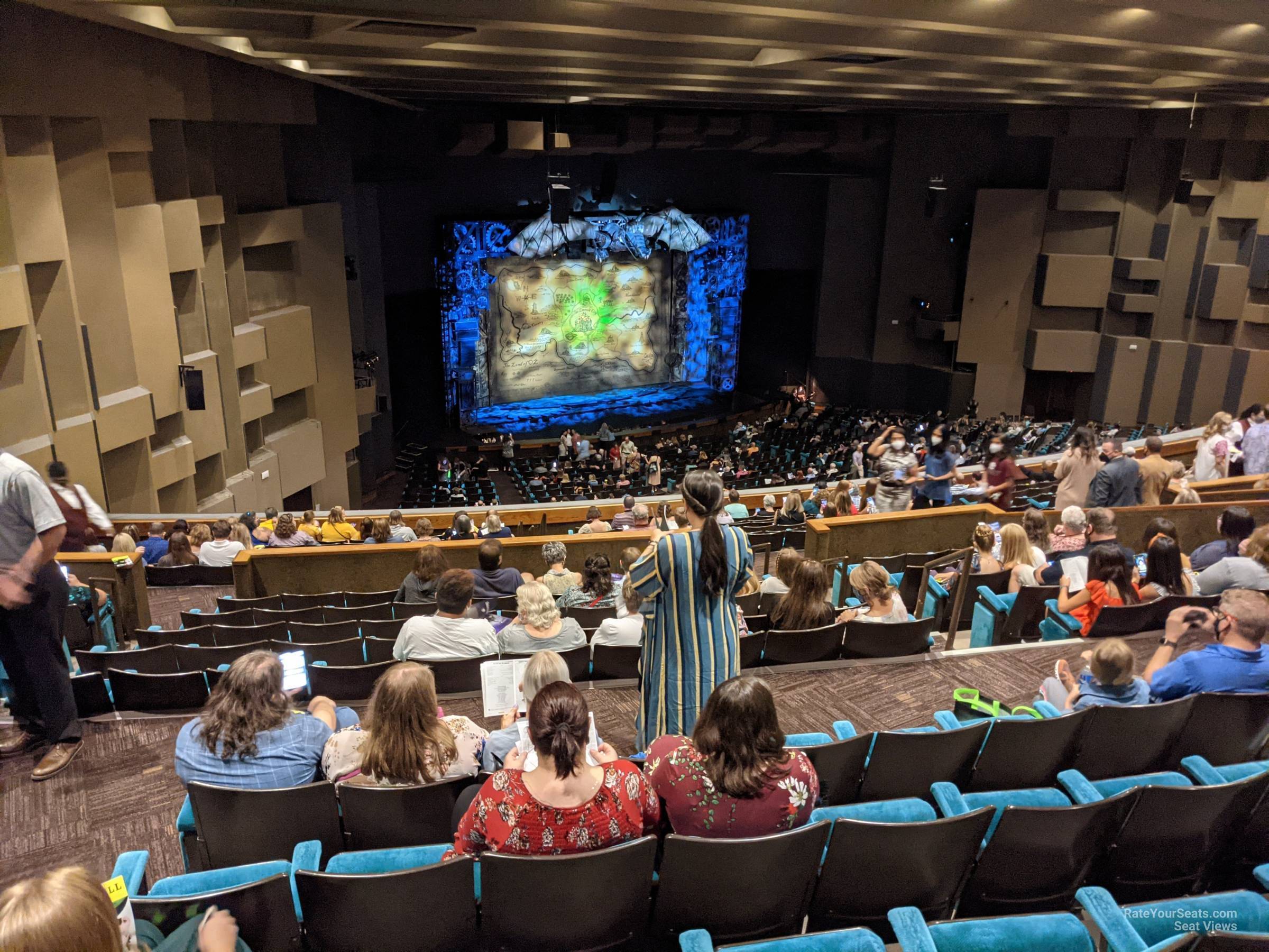 balcony tt, row q seat view  - music hall at fair park