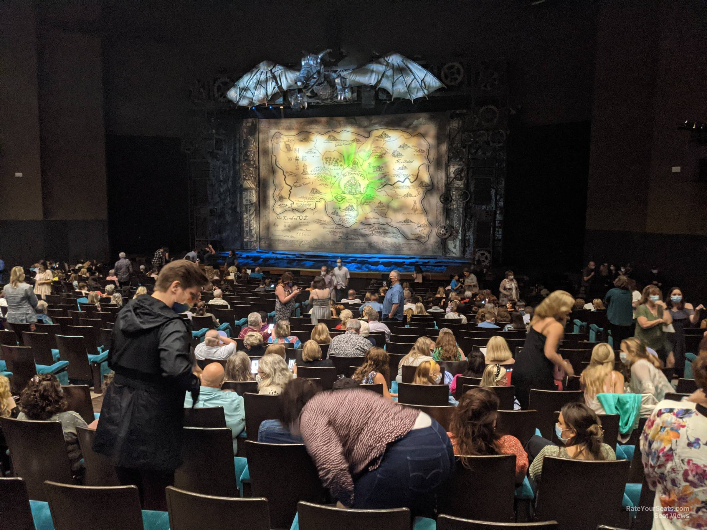 orchestra c, row x seat view  - music hall at fair park