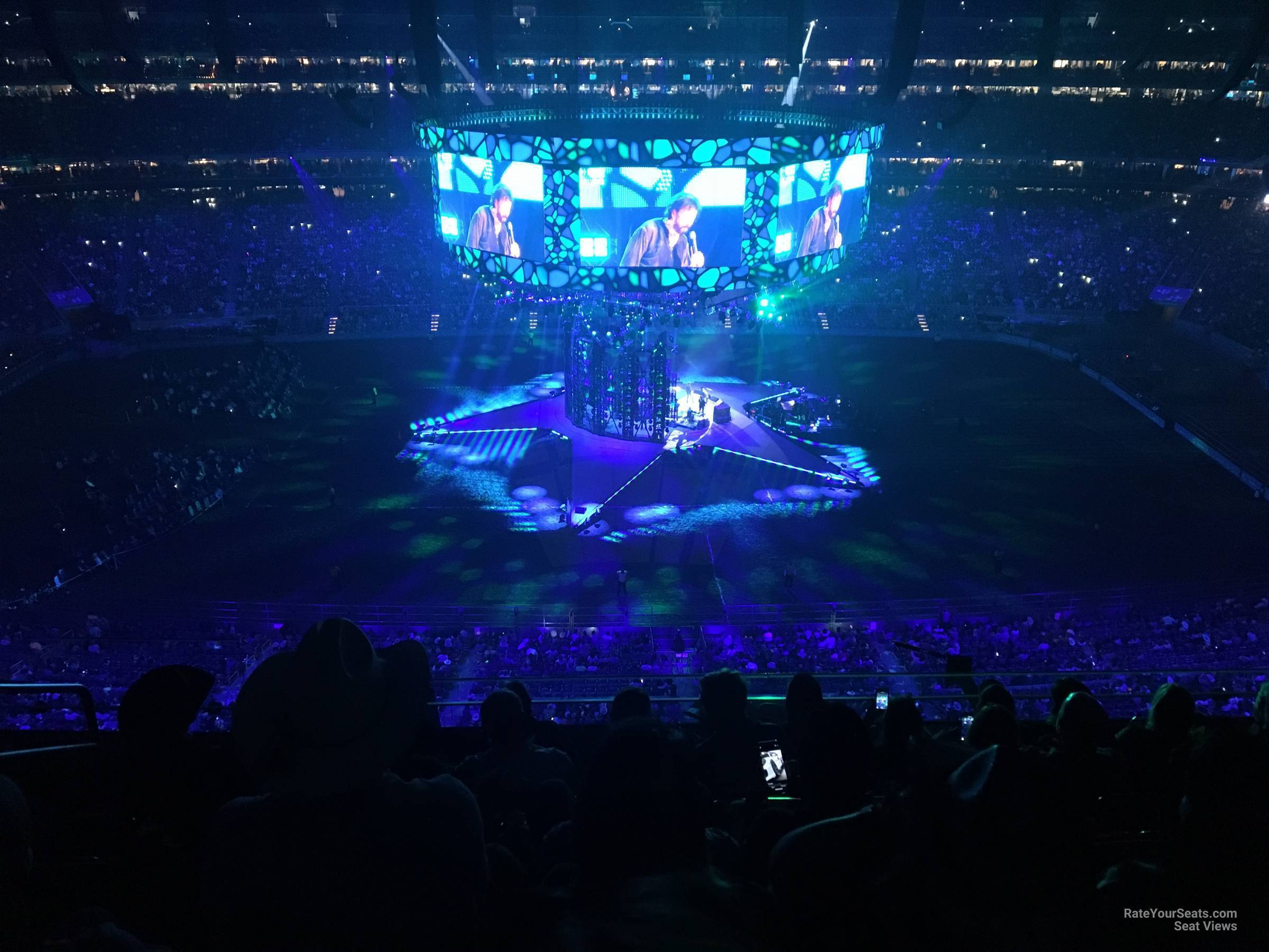 section 508, row m seat view  for concert - nrg stadium
